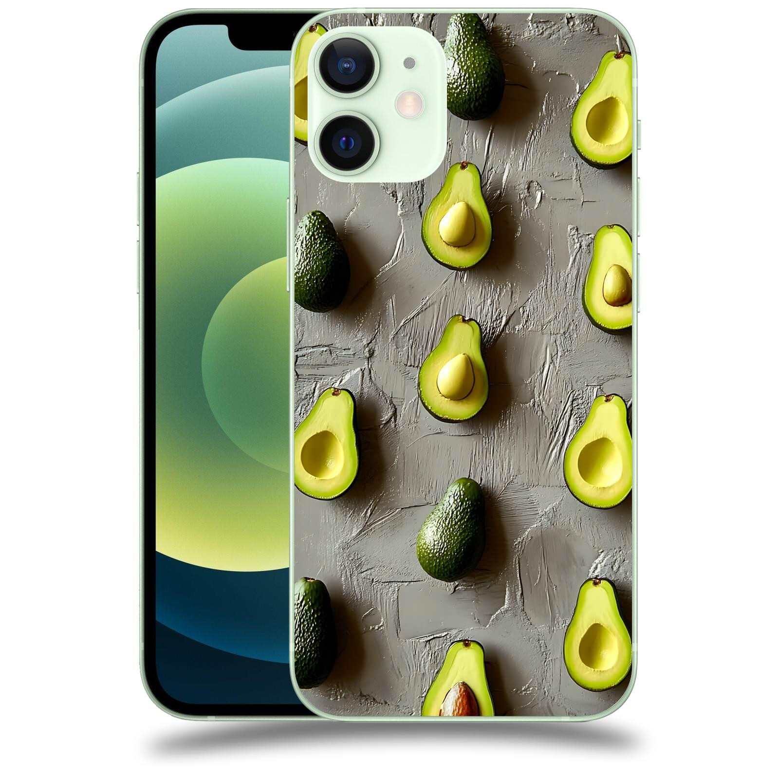 ACOVER Kryt na mobil Apple iPhone 12 mini - Zelená harmonie