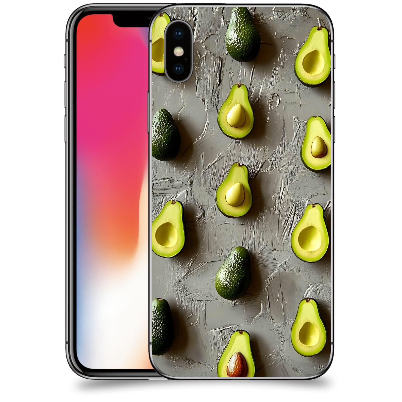 ACOVER Kryt na mobil Apple iPhone X/XS - Zelená harmonie