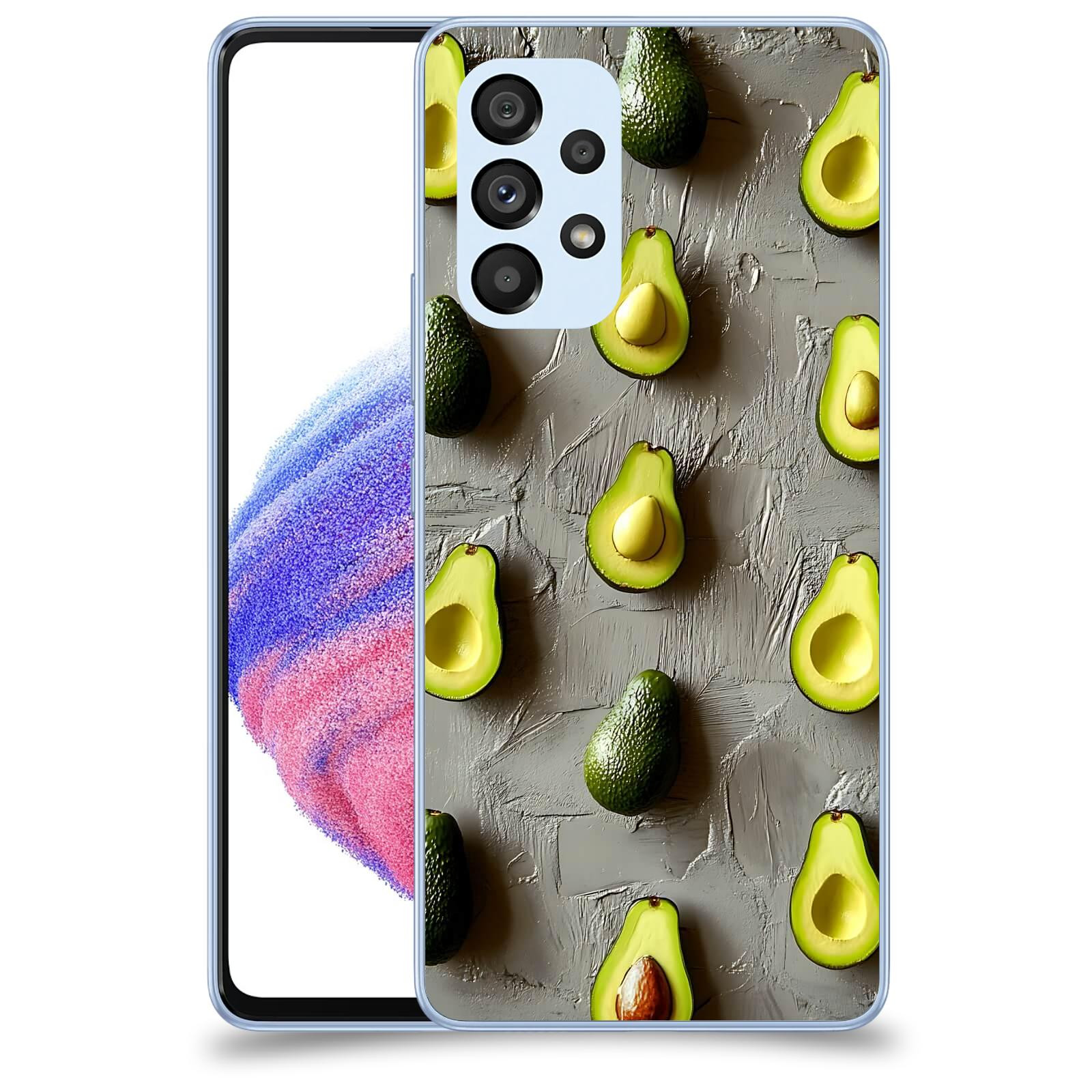 ACOVER Kryt na mobil Samsung Galaxy A32 5G A326B - Zelená harmonie
