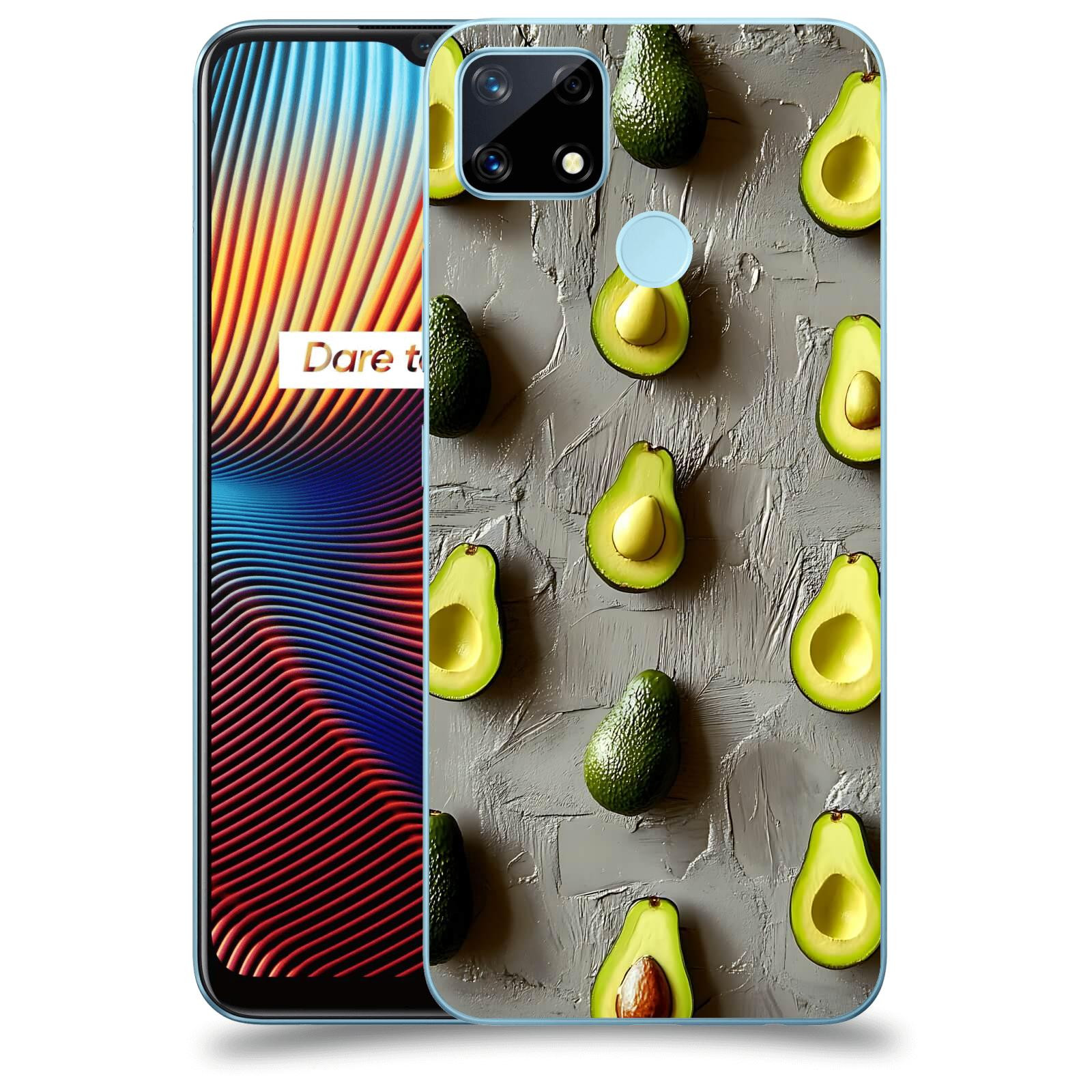 ACOVER Kryt na mobil Realme 7i - Zelená harmonie