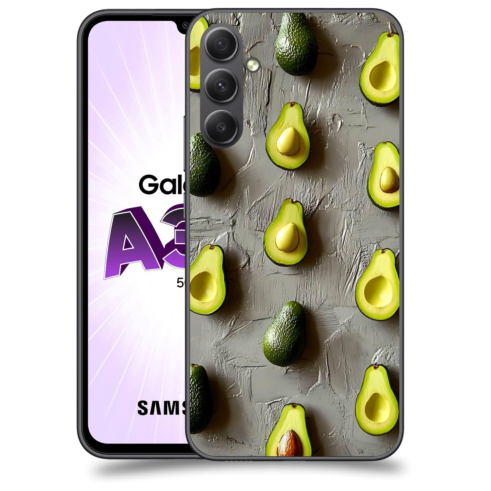 ACOVER Kryt na mobil Samsung Galaxy A34 - Zelená harmonie