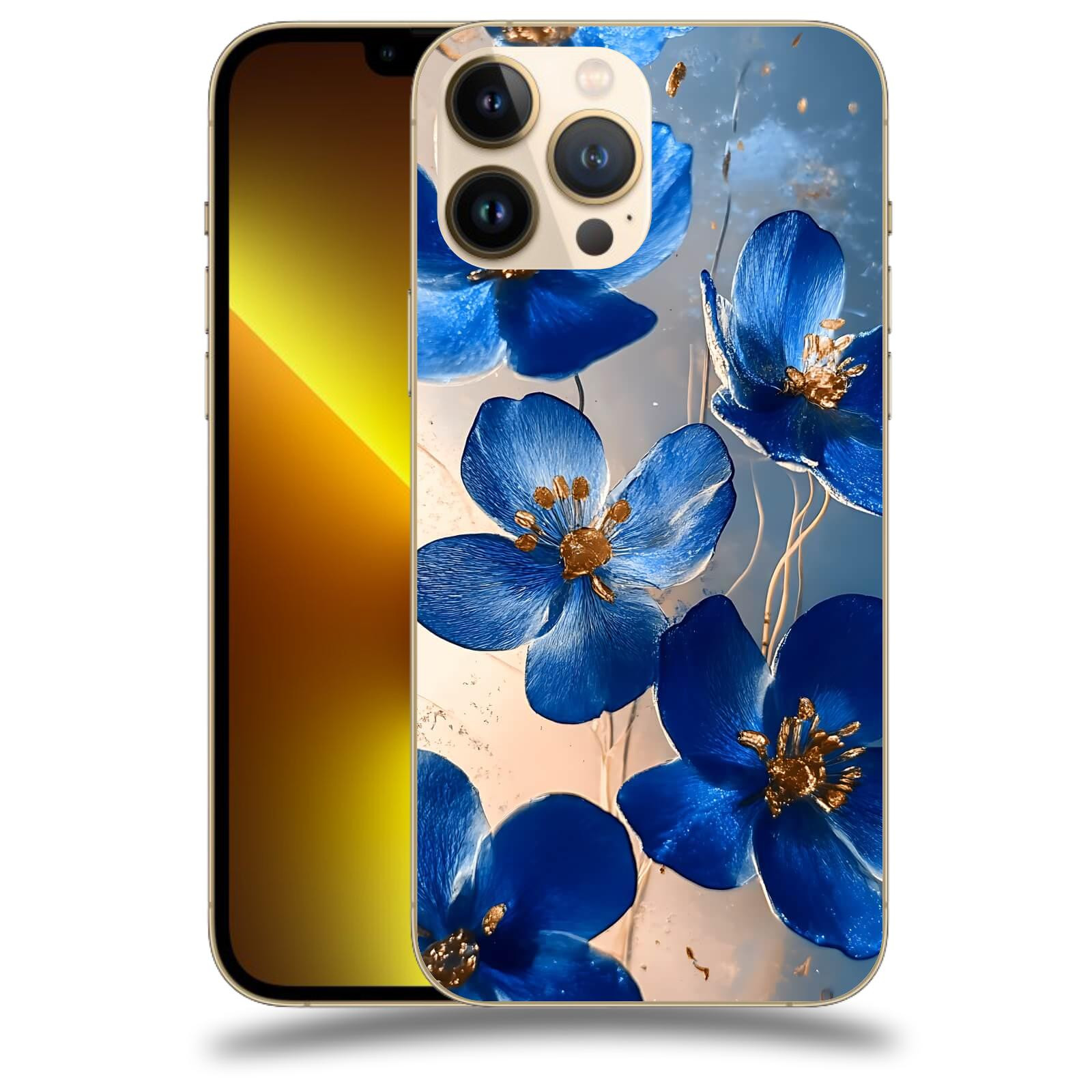 ACOVER Kryt na mobil Apple iPhone 13 Pro - Zlatá elegance