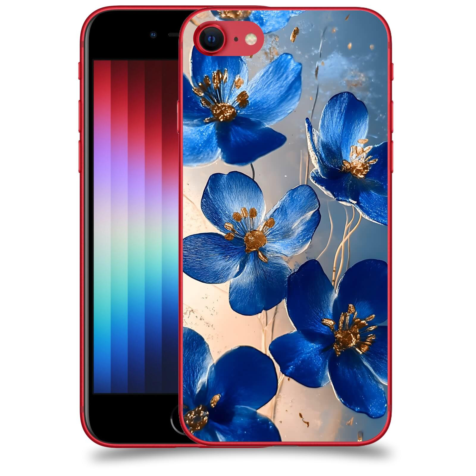 ACOVER Kryt na mobil Apple iPhone SE 2022 - Zlatá elegance