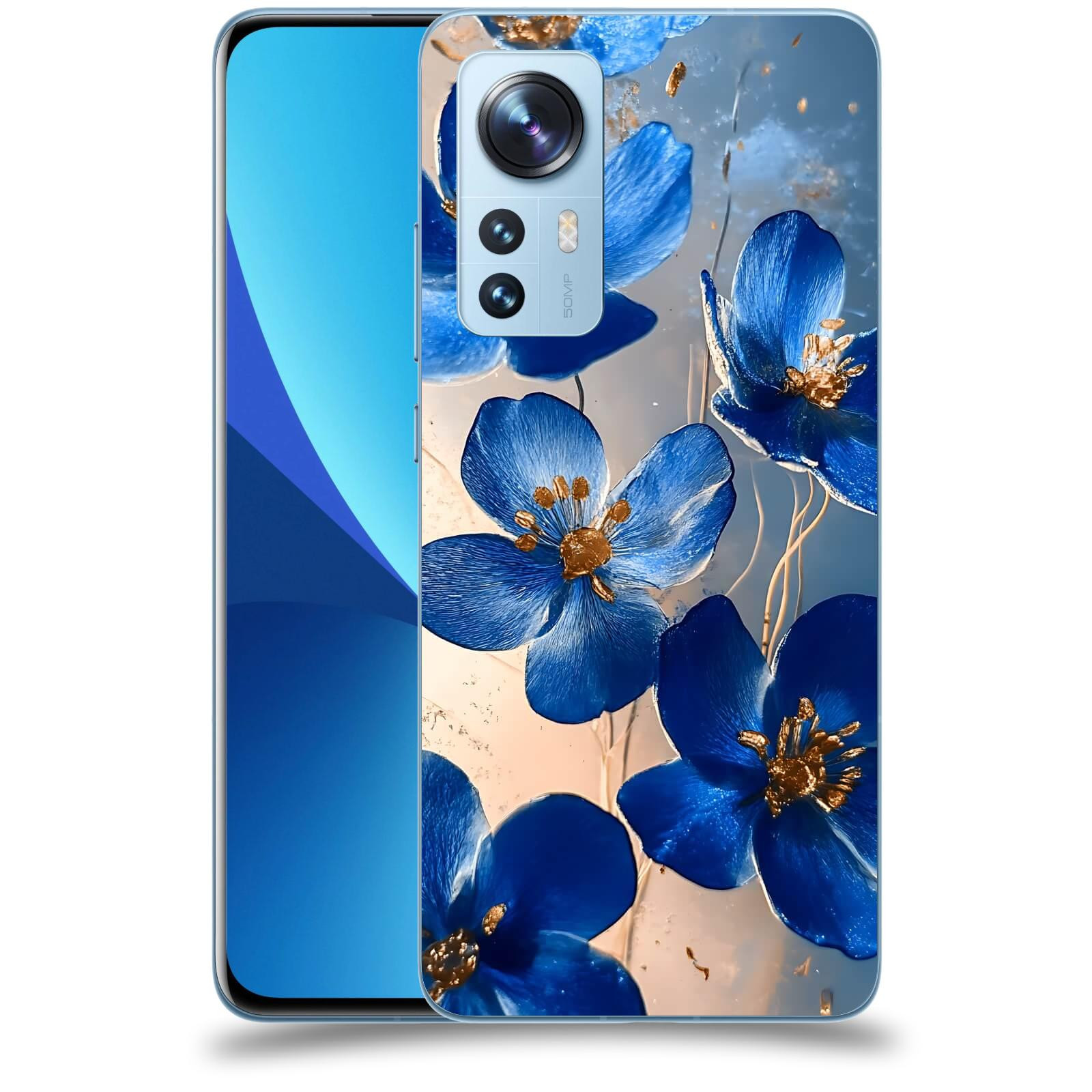 ACOVER Kryt na mobil Xiaomi 12X - Zlatá elegance