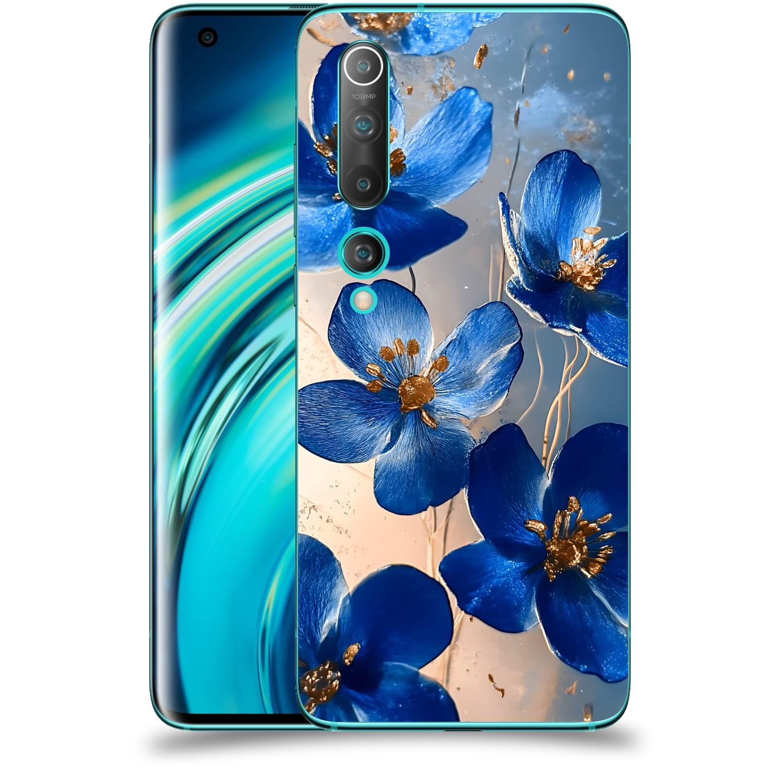 ACOVER Kryt na mobil Xiaomi Mi 10 - Zlatá elegance