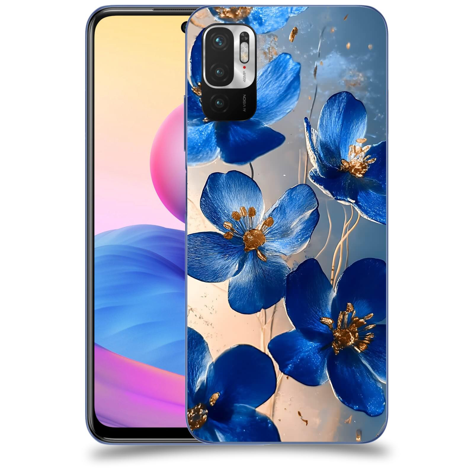 ACOVER Kryt na mobil Xiaomi Redmi Note 10 5G - Zlatá elegance