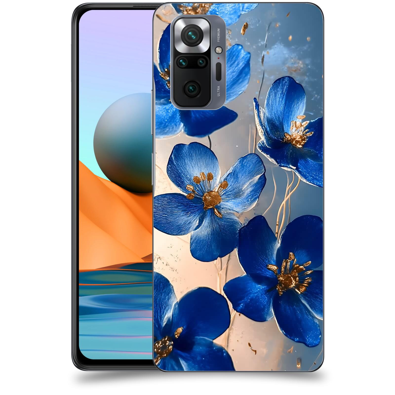 ACOVER Kryt na mobil Xiaomi Redmi Note 10 Pro - Zlatá elegance