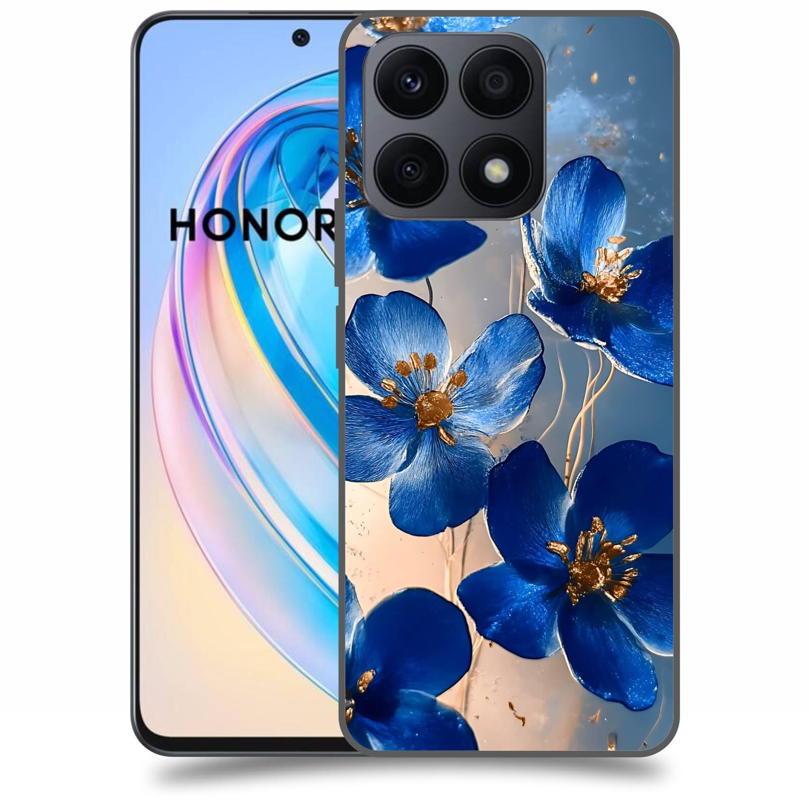 ACOVER Kryt na mobil Honor X8a - Zlatá elegance