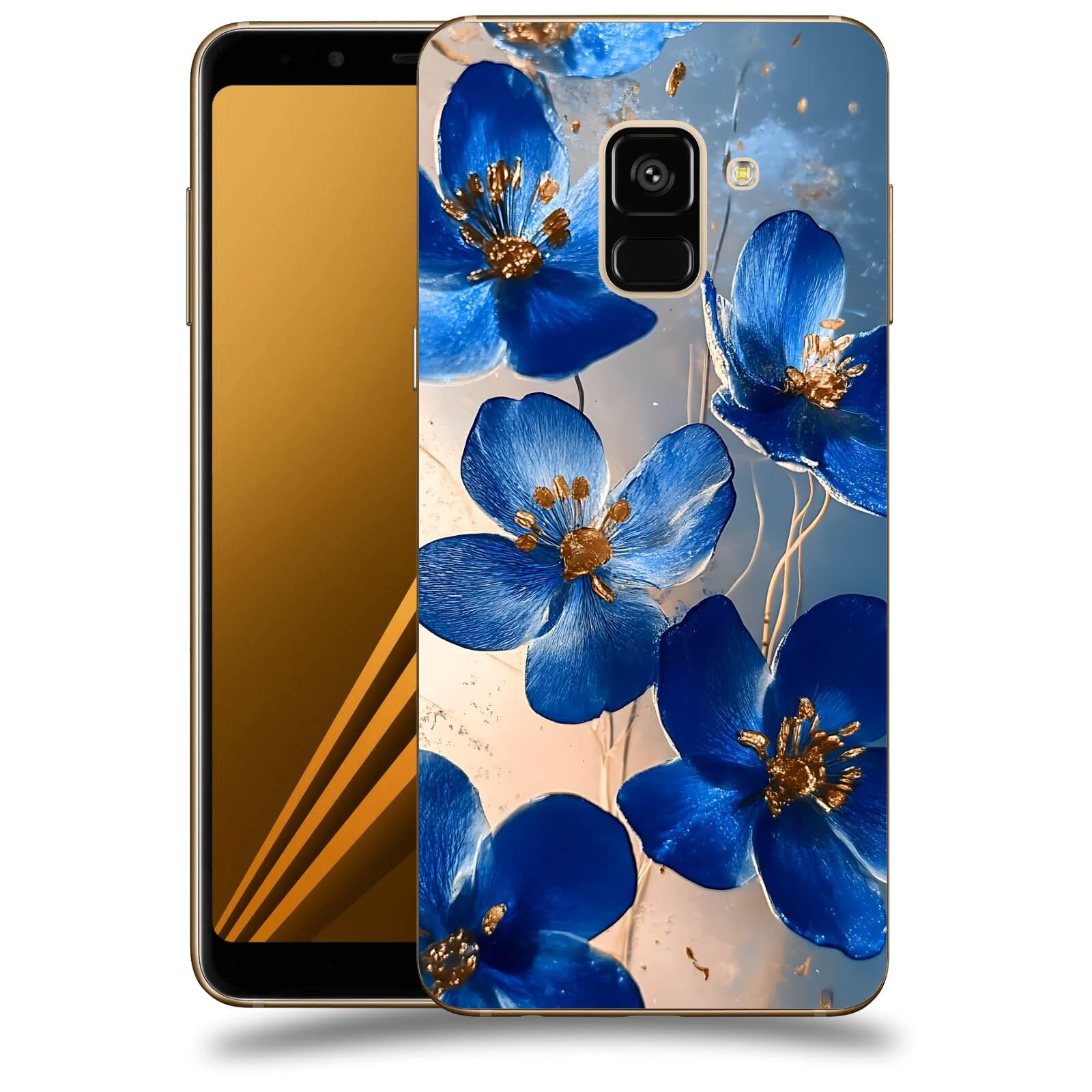 ACOVER Kryt na mobil Samsung Galaxy A8 2018 A530F - Zlatá elegance