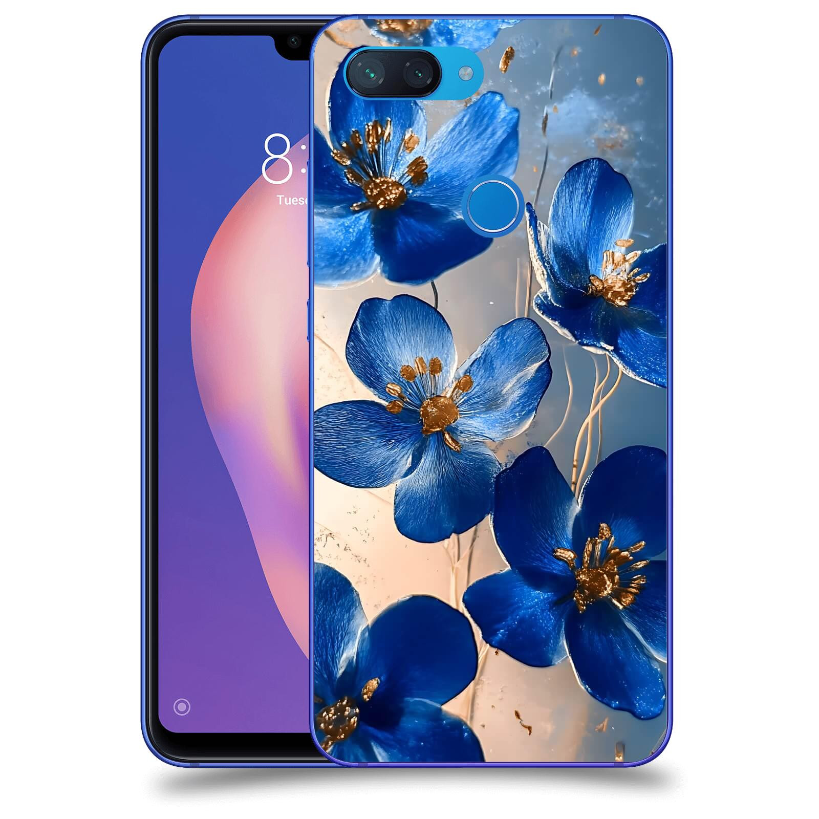 ACOVER Kryt na mobil Xiaomi Mi 8 Lite - Zlatá elegance