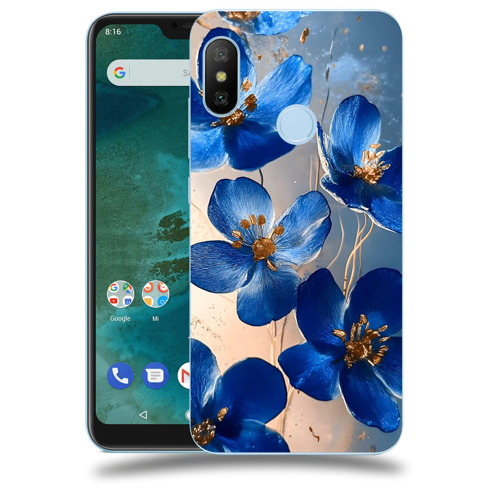ACOVER Kryt na mobil Xiaomi Mi A2 Lite - Zlatá elegance