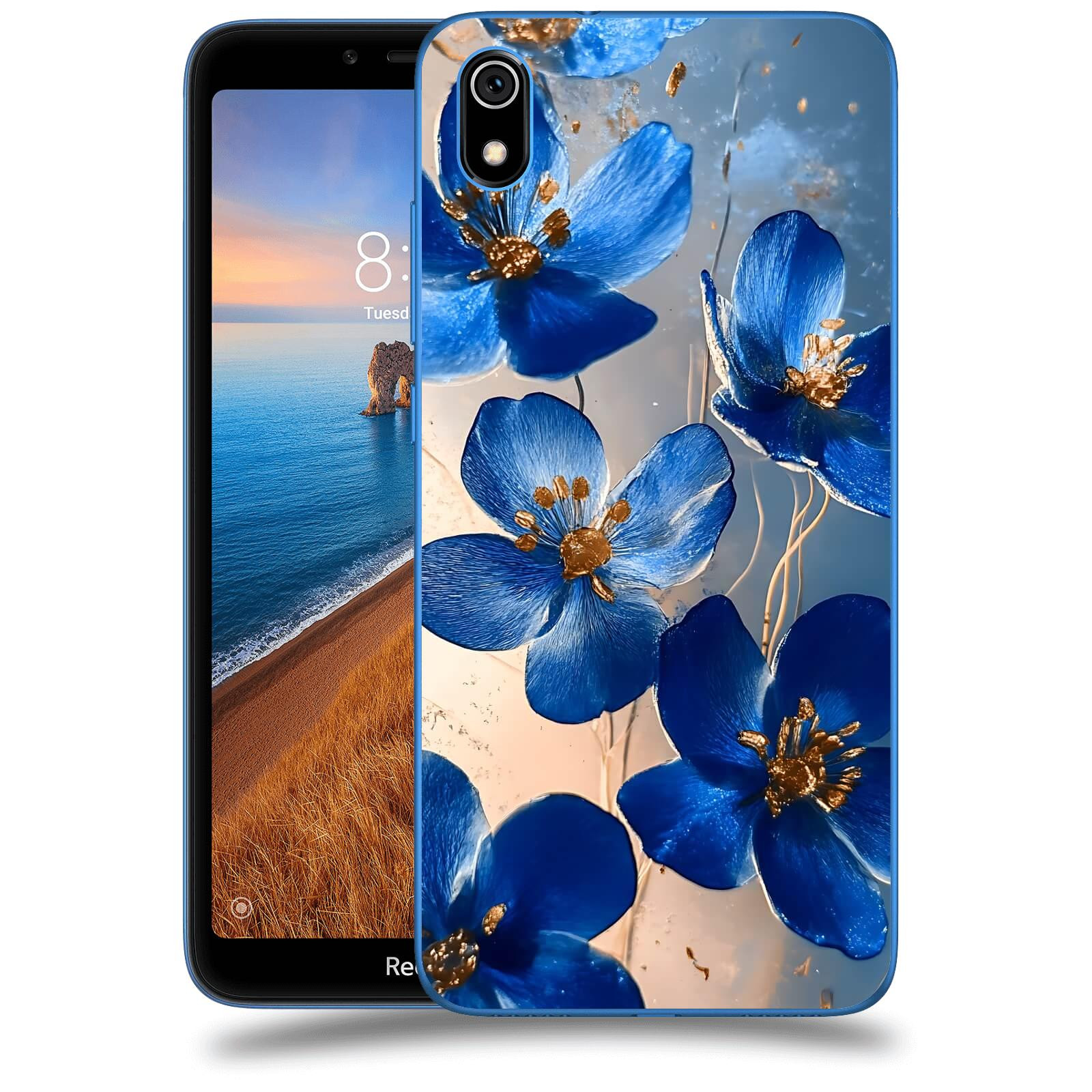 ACOVER Kryt na mobil Xiaomi Redmi 7A - Zlatá elegance