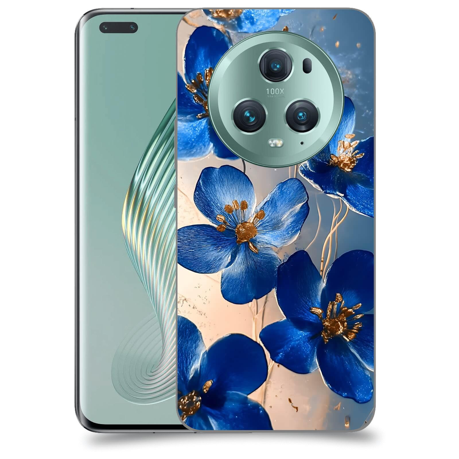 ACOVER Kryt na mobil Honor Magic5 Pro - Zlatá elegance