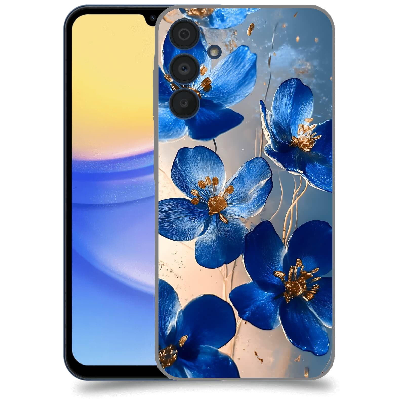 ACOVER Kryt na mobil Samsung Galaxy A15 5G - Zlatá elegance