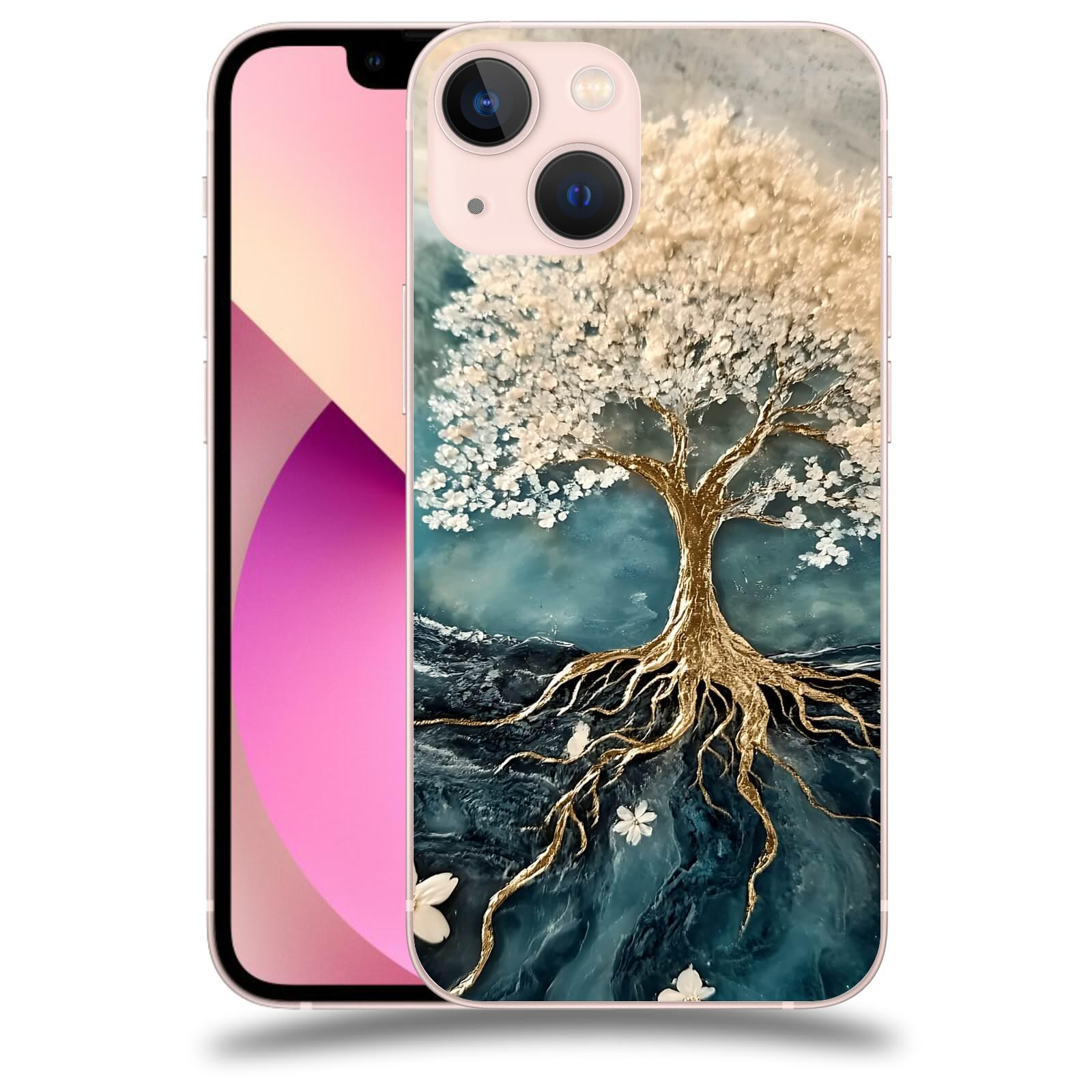 ACOVER Kryt na mobil Apple iPhone 13 mini - Zlatý život