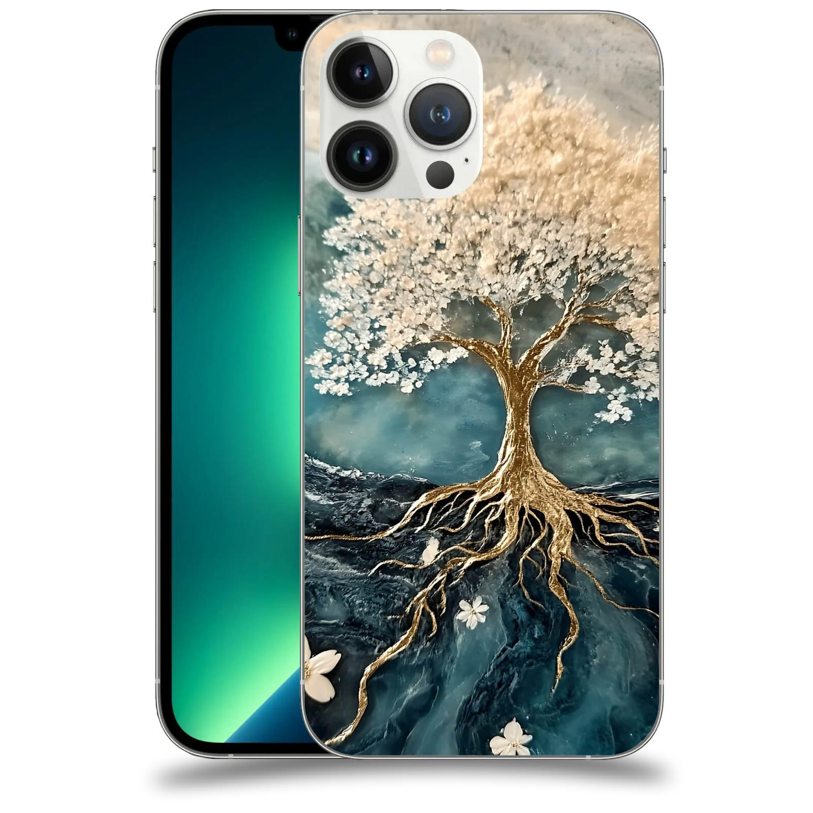 ACOVER Kryt na mobil Apple iPhone 13 Pro Max - Zlatý život