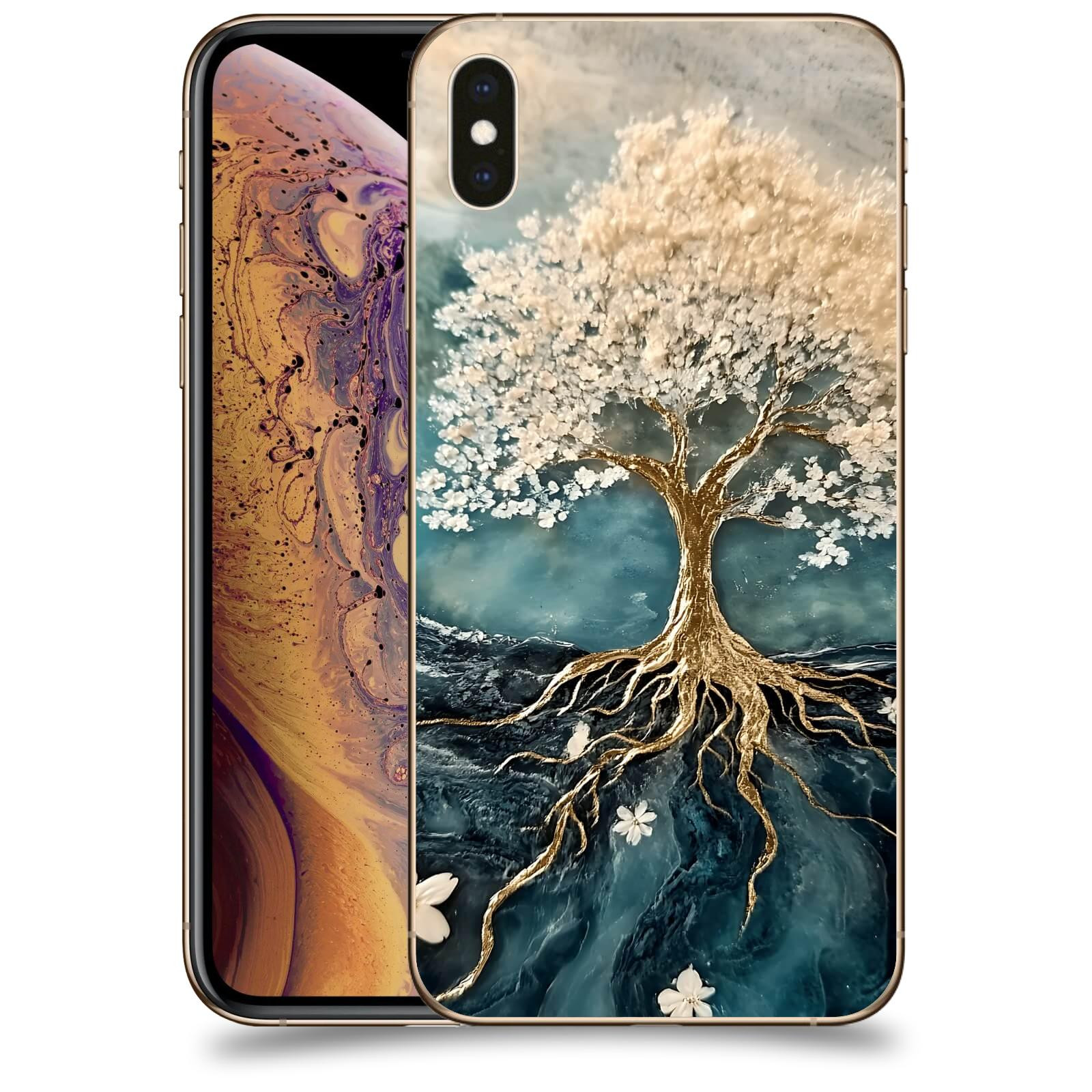 ACOVER Kryt na mobil Apple iPhone XS Max - Zlatý život