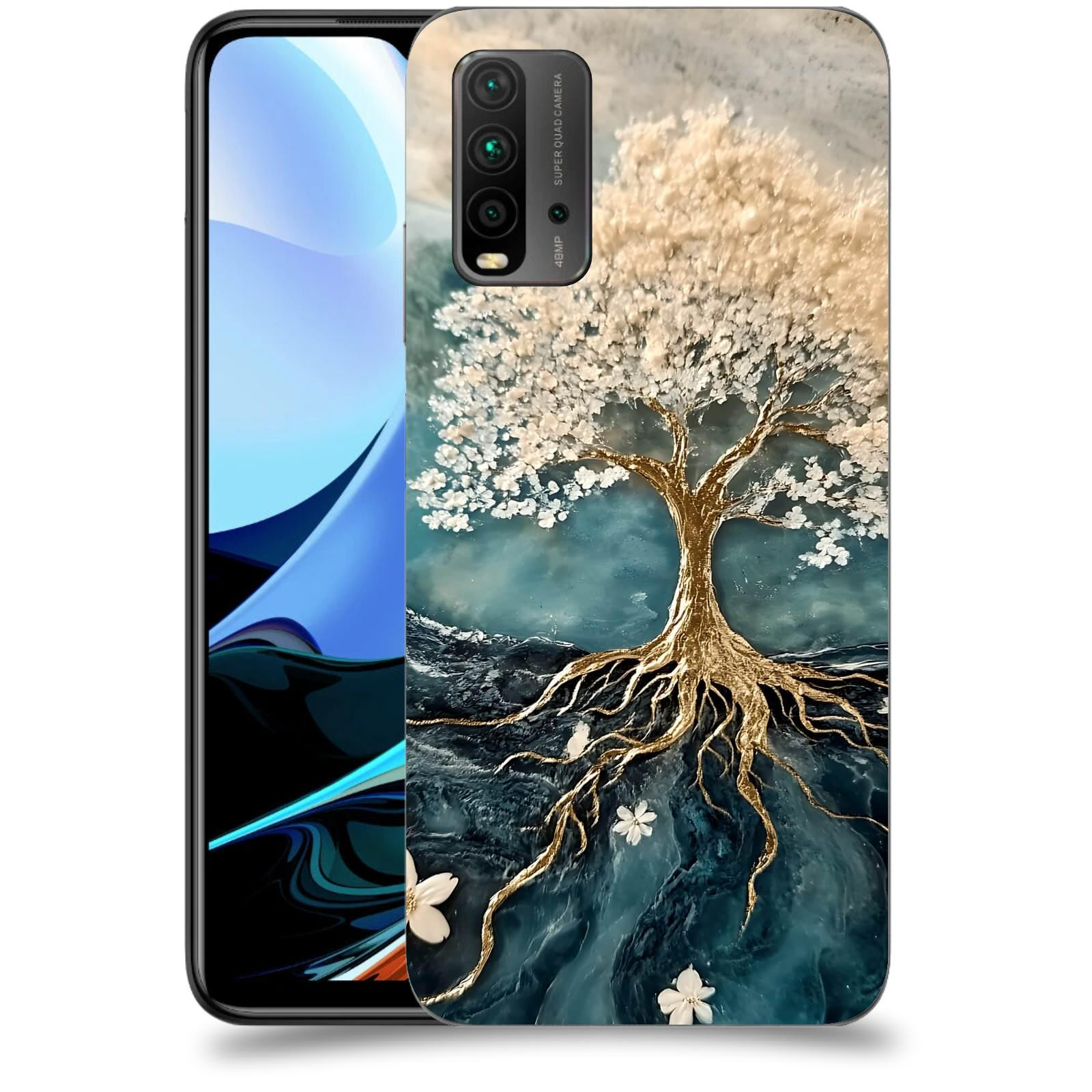 ACOVER Kryt na mobil Xiaomi Redmi 9T - Zlatý život