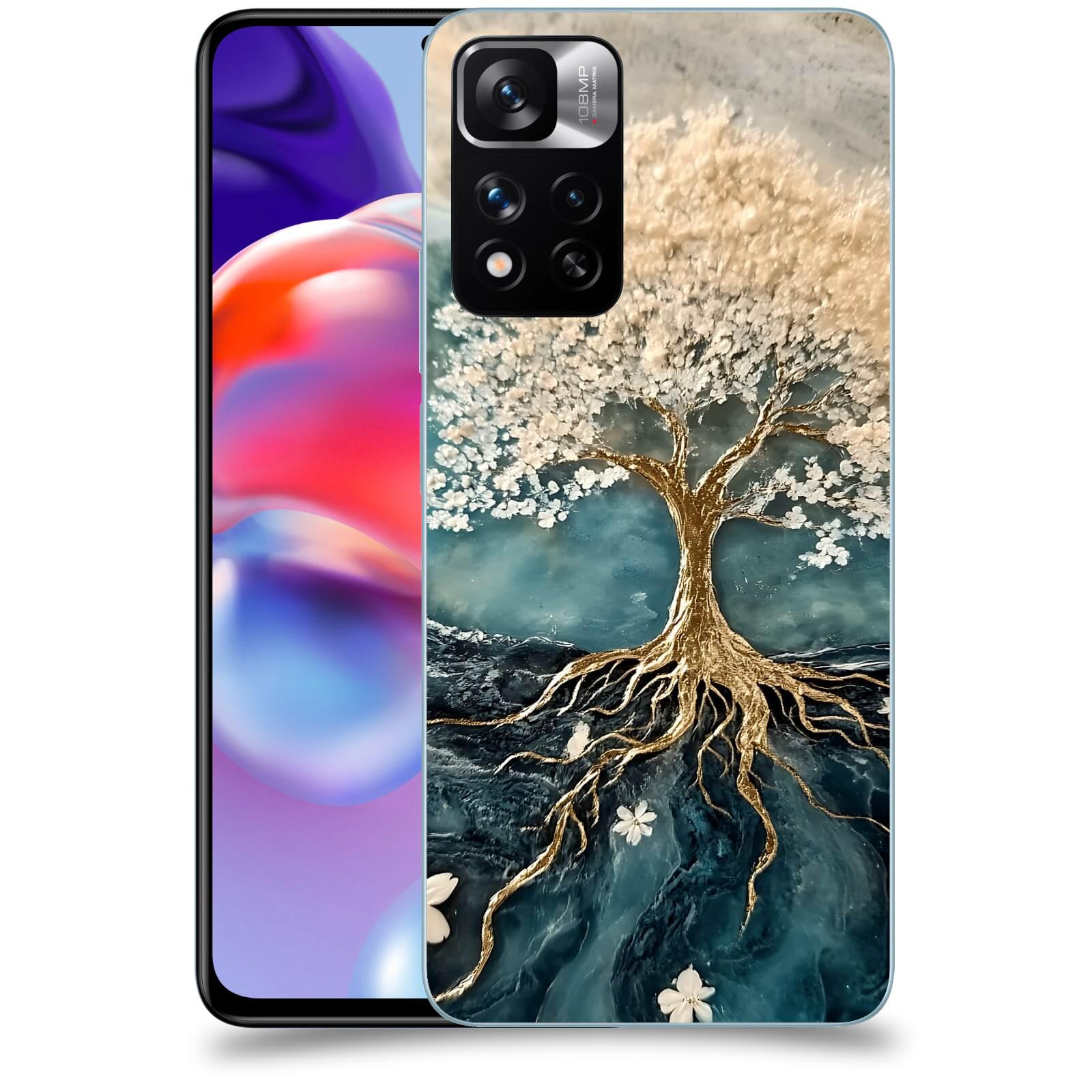 ACOVER Kryt na mobil Xiaomi Redmi Note 11 Pro+ 5G - Zlatý život