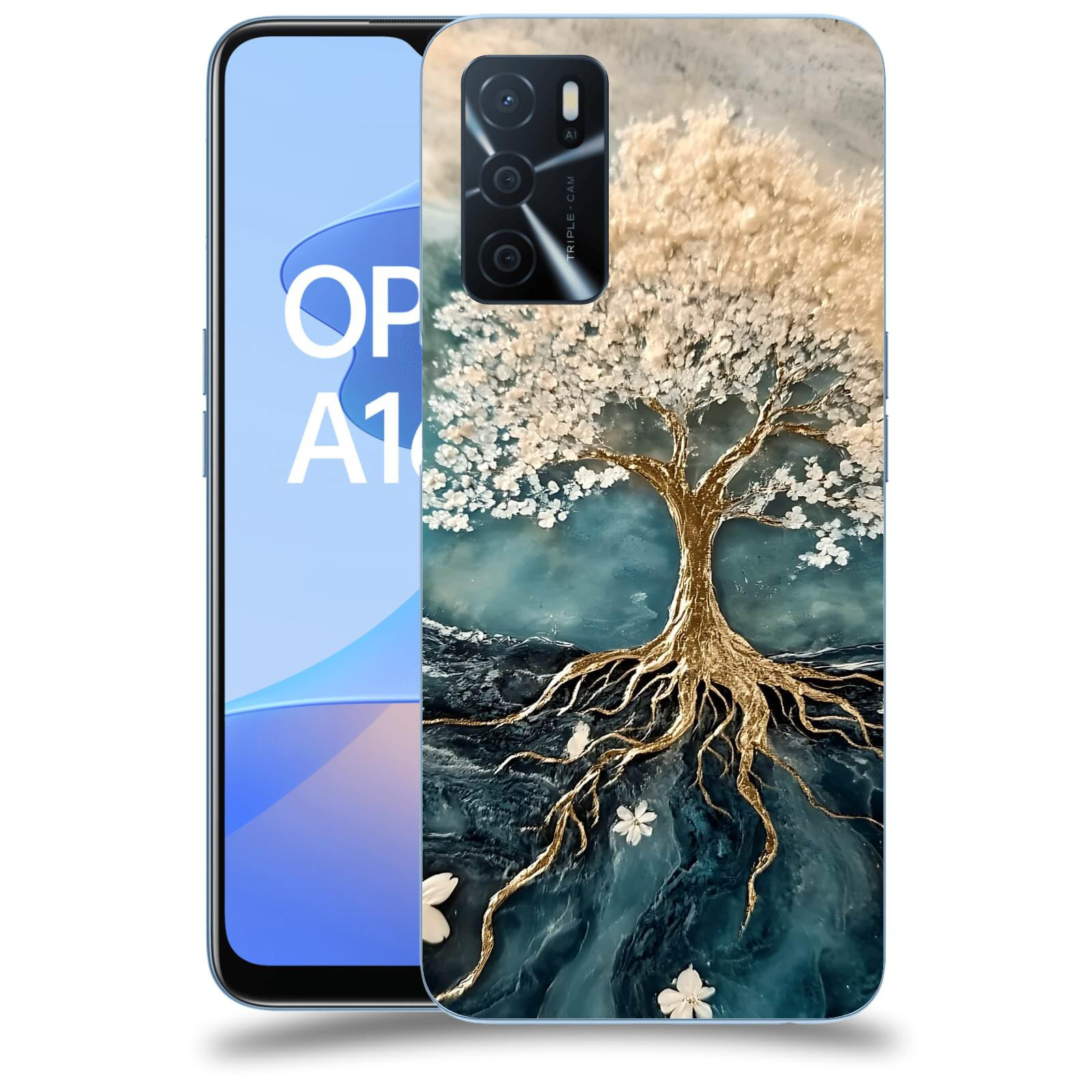 ACOVER Kryt na mobil OPPO A16s - Zlatý život