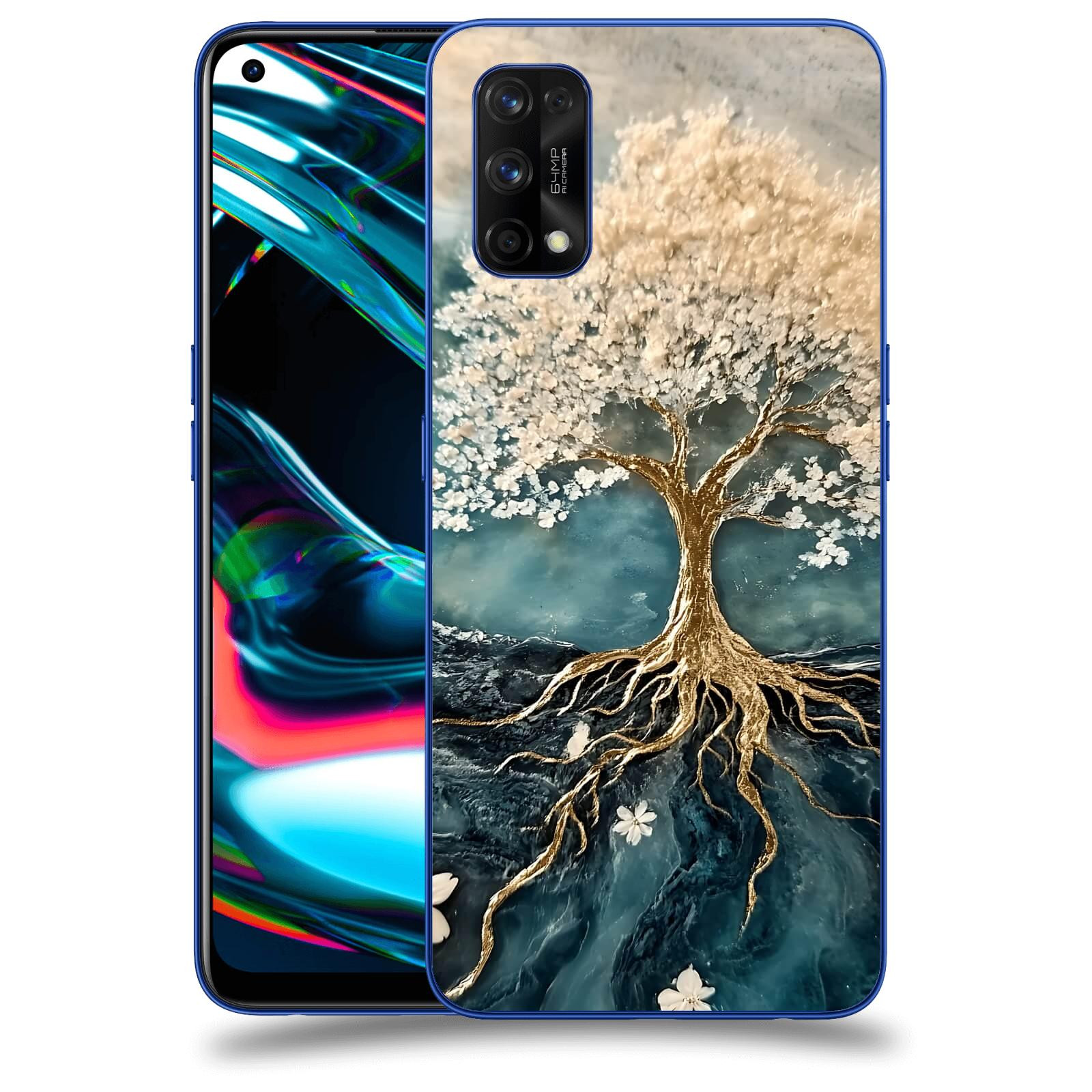 ACOVER Kryt na mobil Realme 7 Pro - Zlatý život