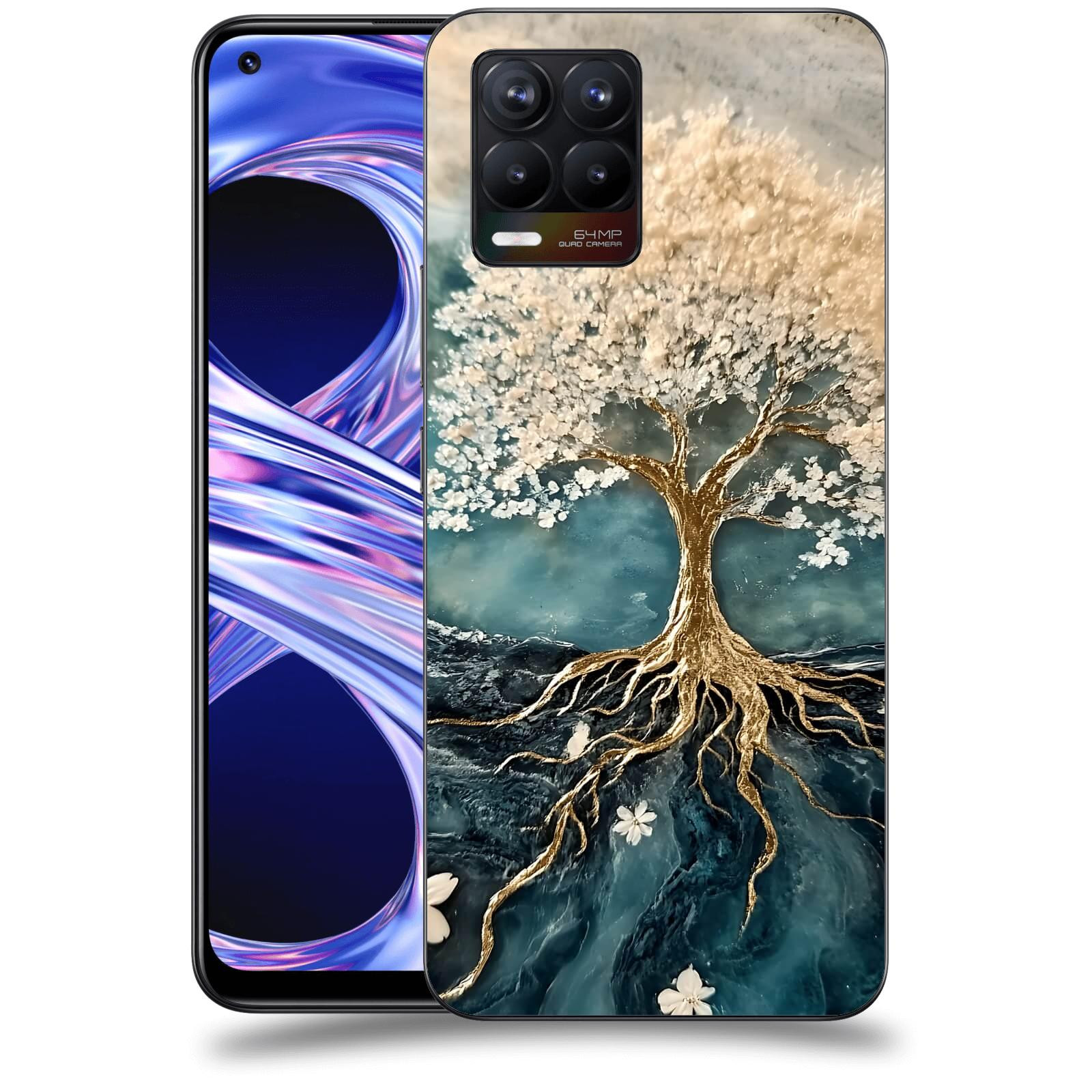 ACOVER Kryt na mobil Realme 8 - Zlatý život