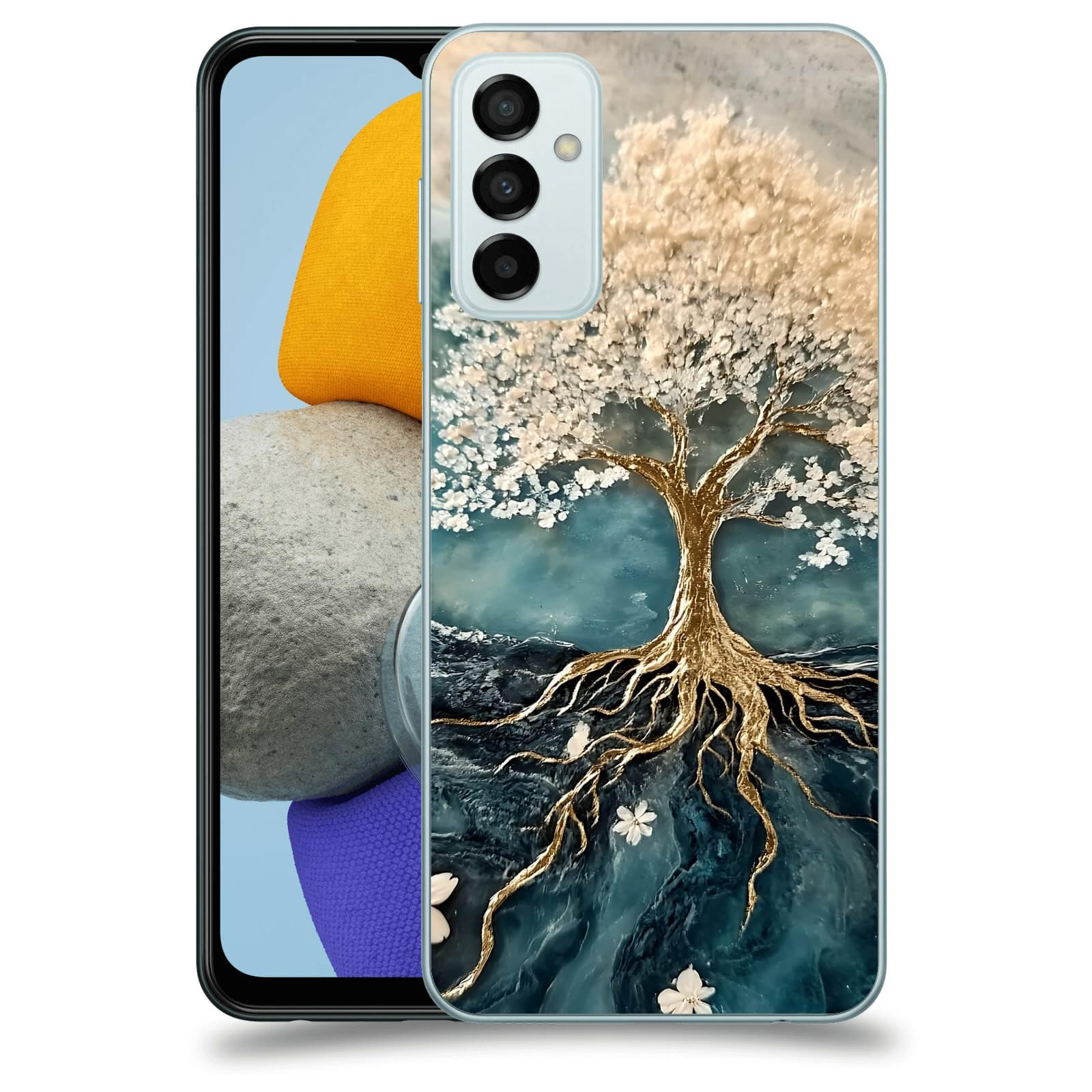 ACOVER Kryt na mobil Samsung Galaxy M23 5G - Zlatý život
