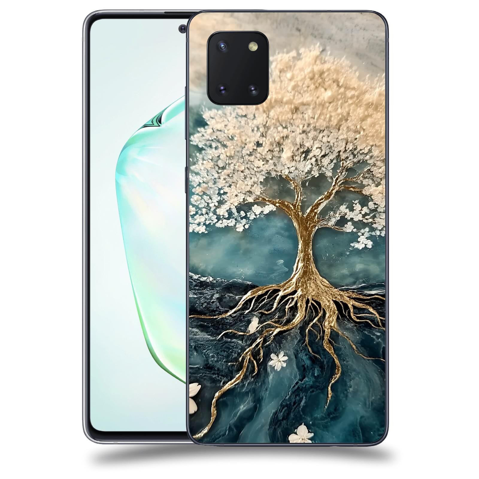 ACOVER Kryt na mobil Samsung Galaxy Note 10 Lite N770F - Zlatý život