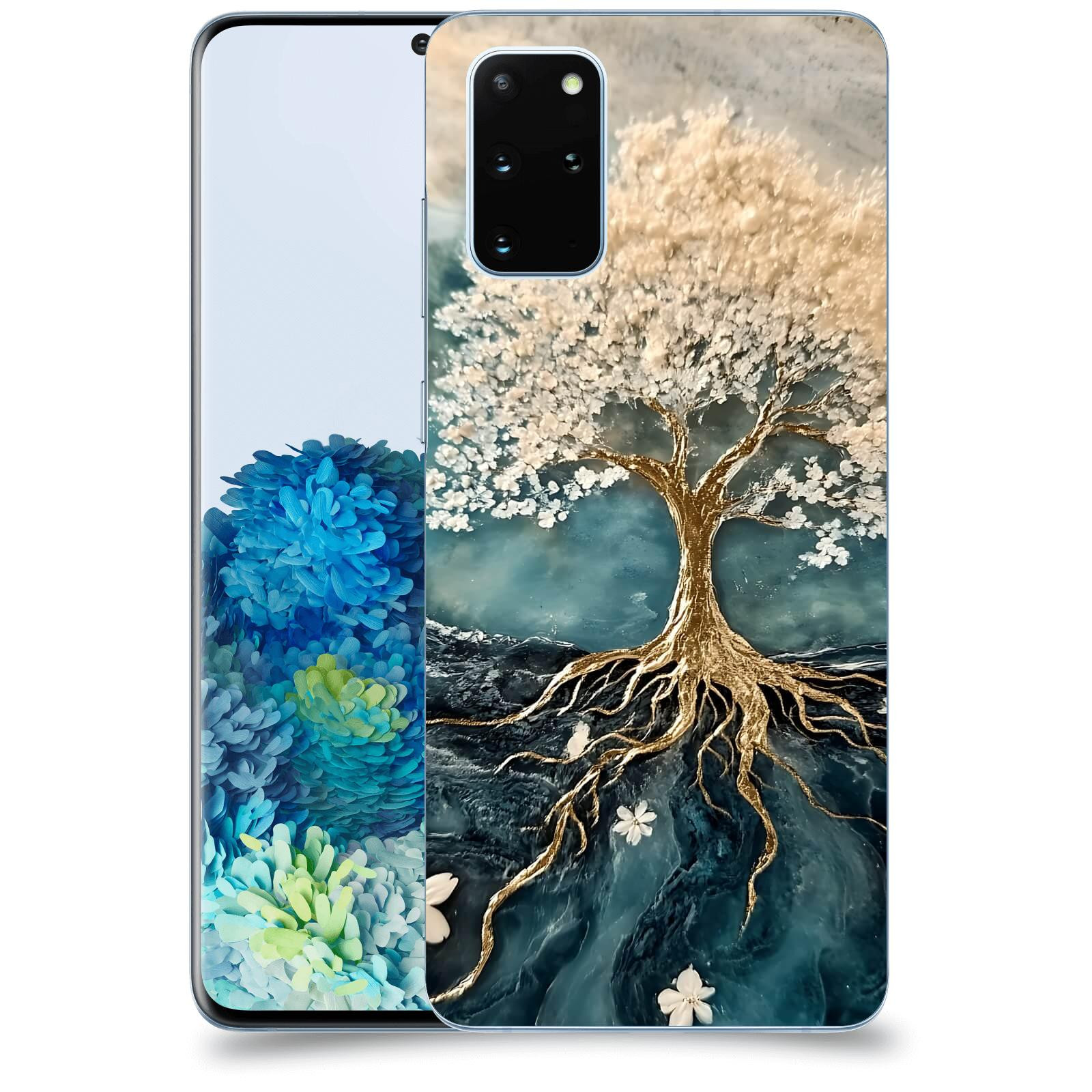 ACOVER Kryt na mobil Samsung Galaxy S20+ G985F - Zlatý život
