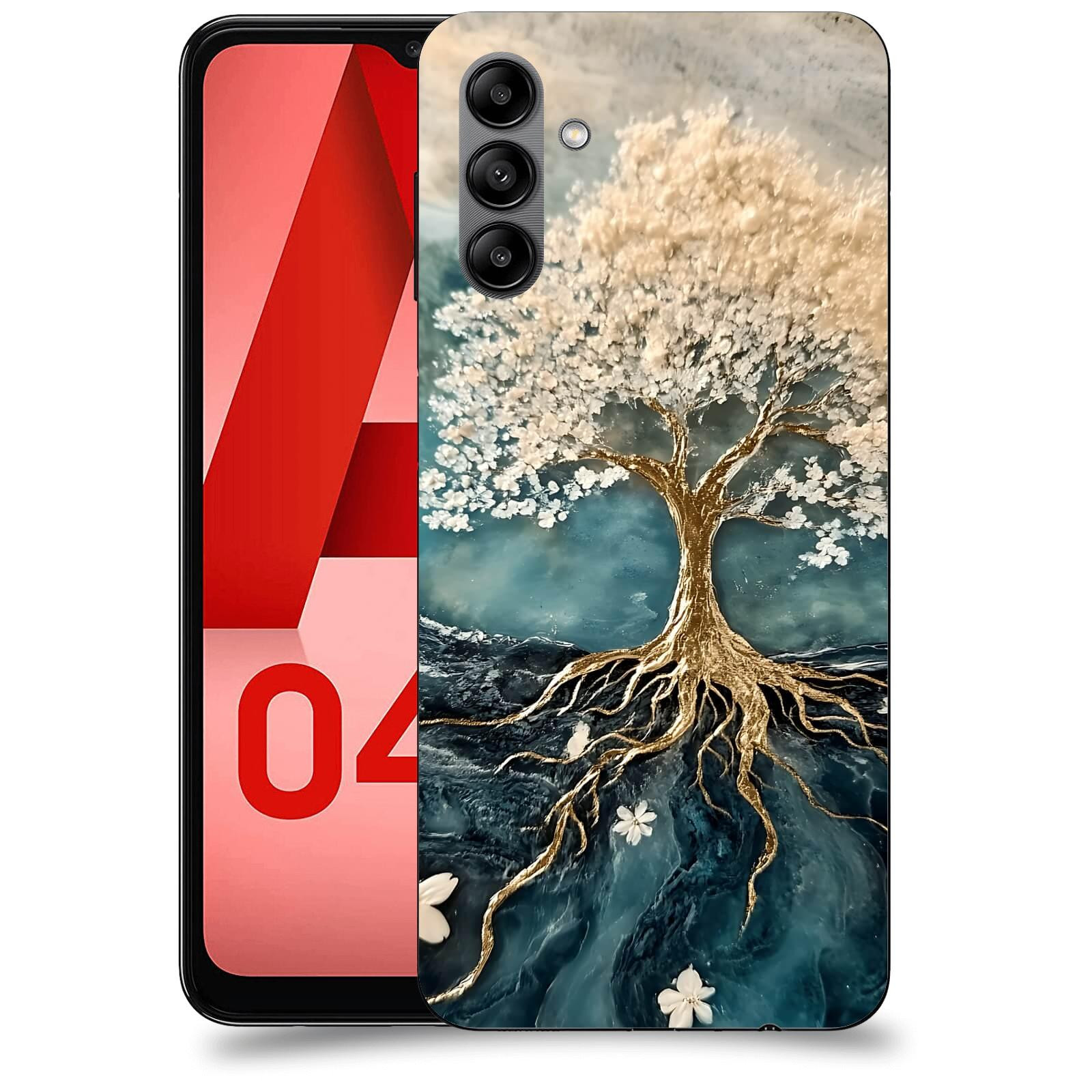 ACOVER Kryt na mobil Samsung Galaxy A04s - Zlatý život