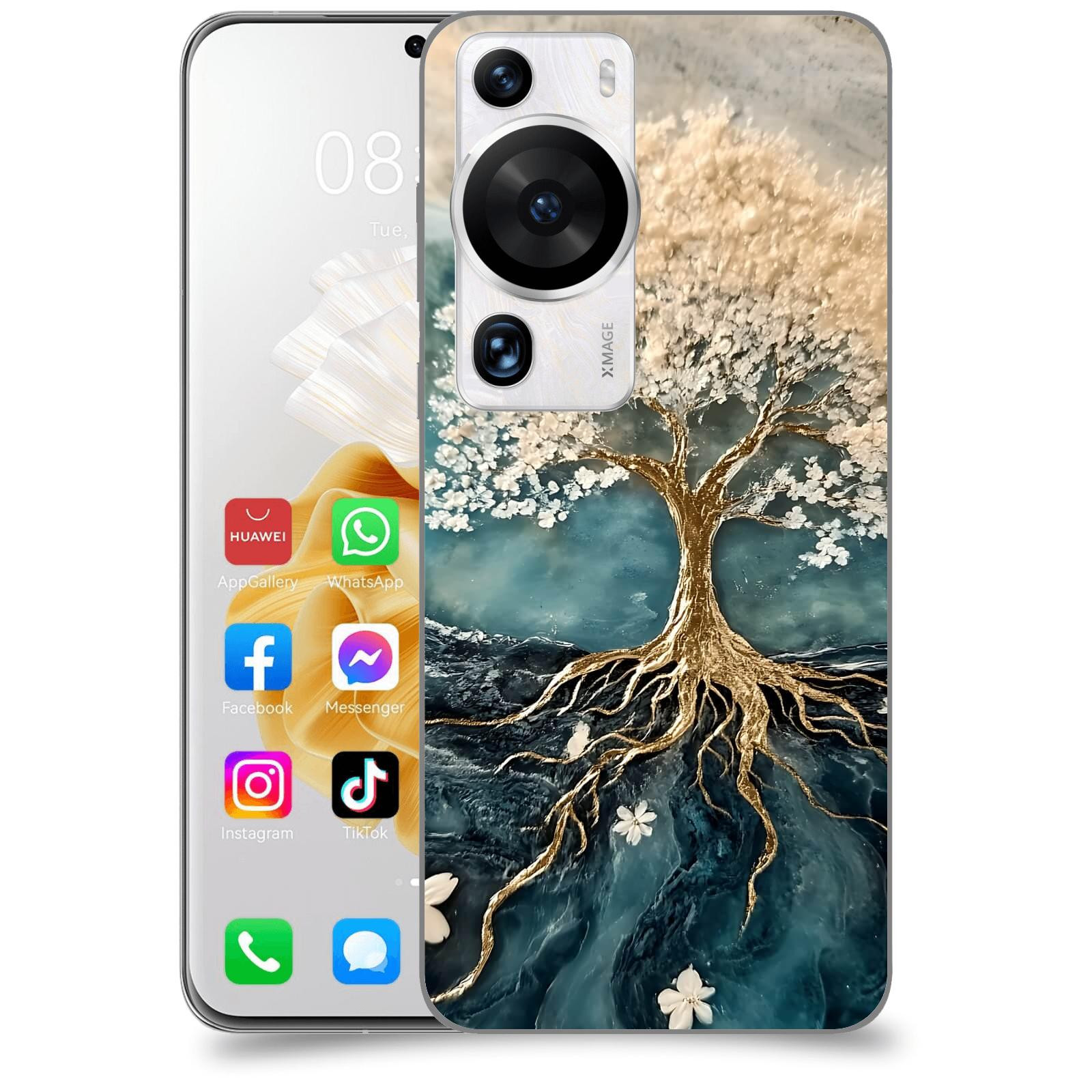 ACOVER Kryt na mobil Huawei P60 Pro - Zlatý život