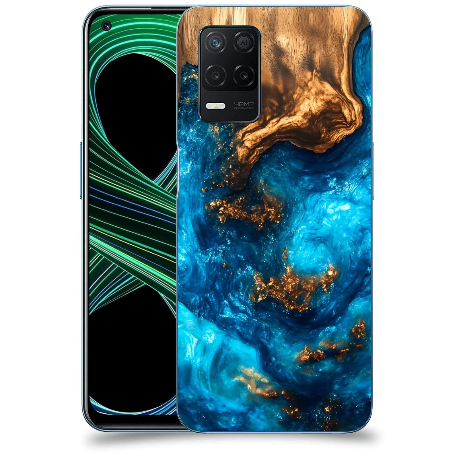 ACOVER Kryt na mobil Realme 8 5G - Kosmická hloubka