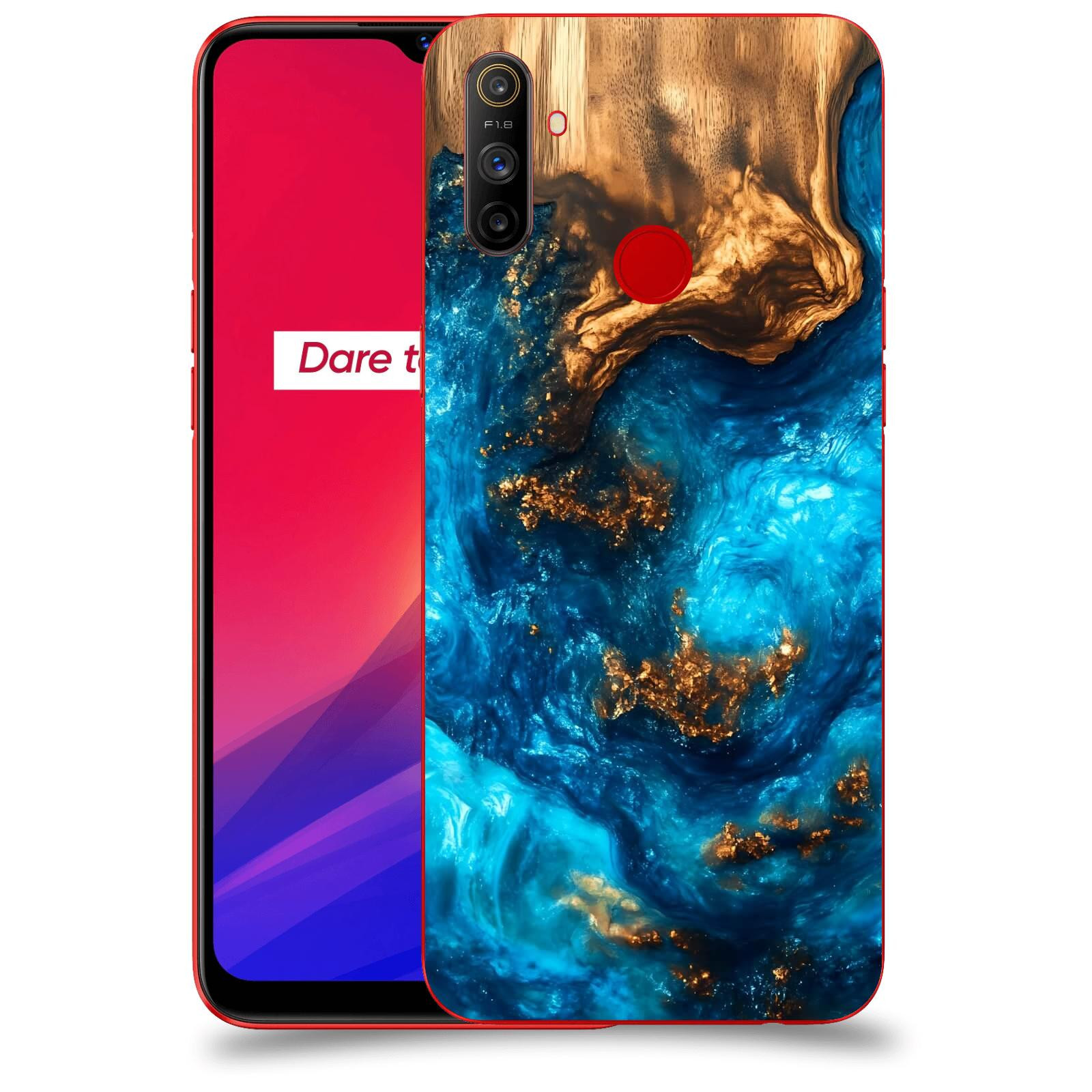 ACOVER Kryt na mobil Realme C3 - Kosmická hloubka