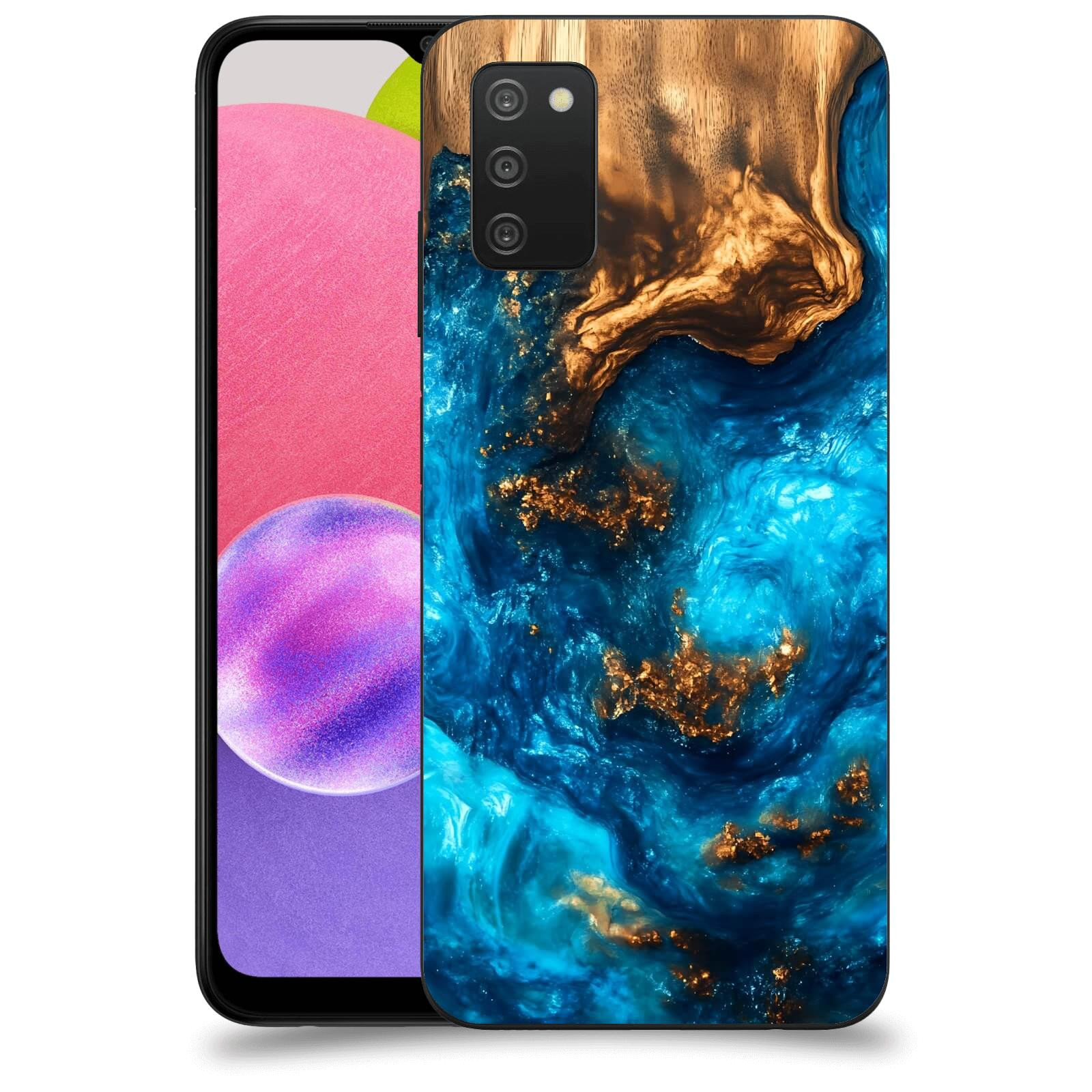 ACOVER Kryt na mobil Samsung Galaxy A03s A037G - Kosmická hloubka