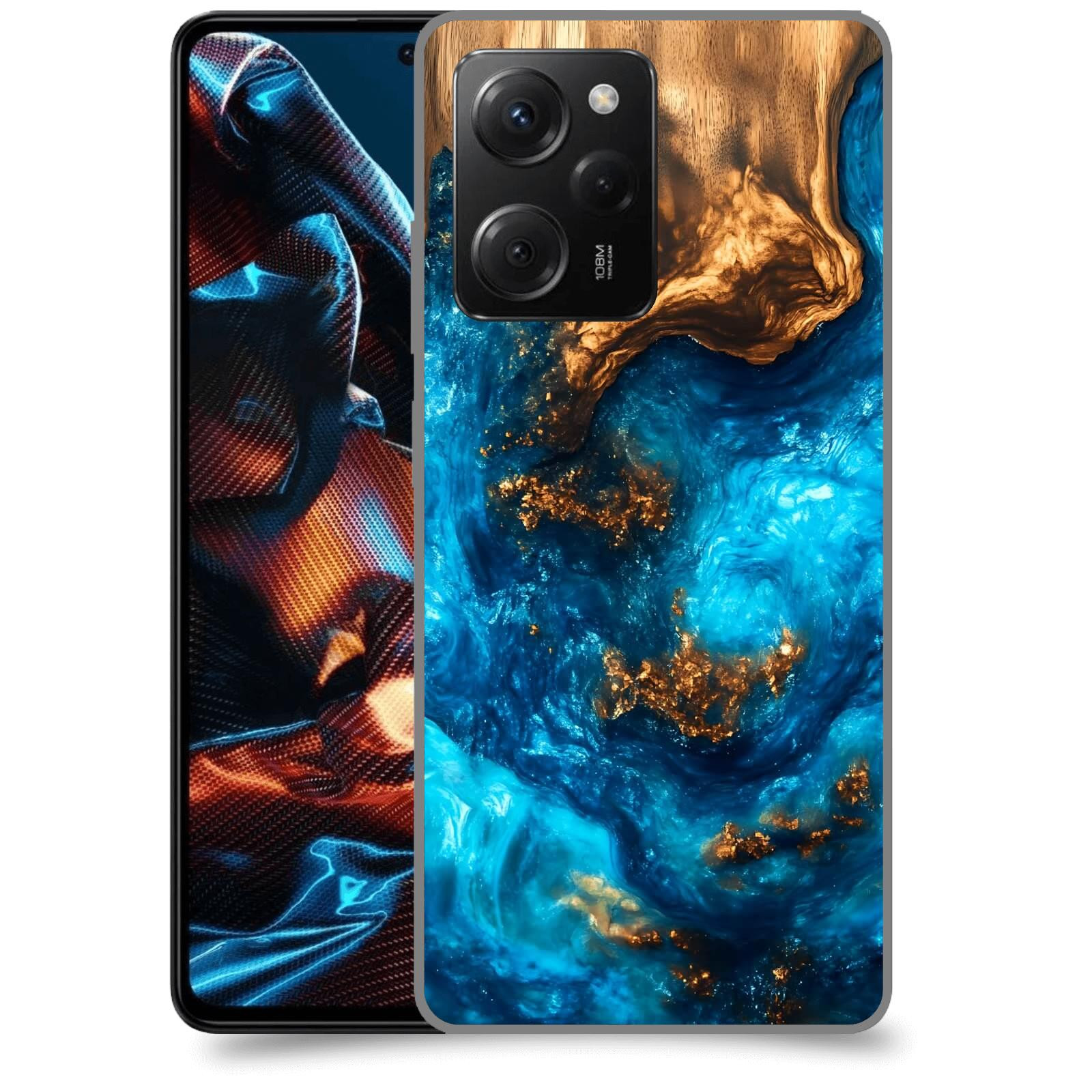 ACOVER Kryt na mobil Xiaomi Poco X5 Pro - Kosmická hloubka