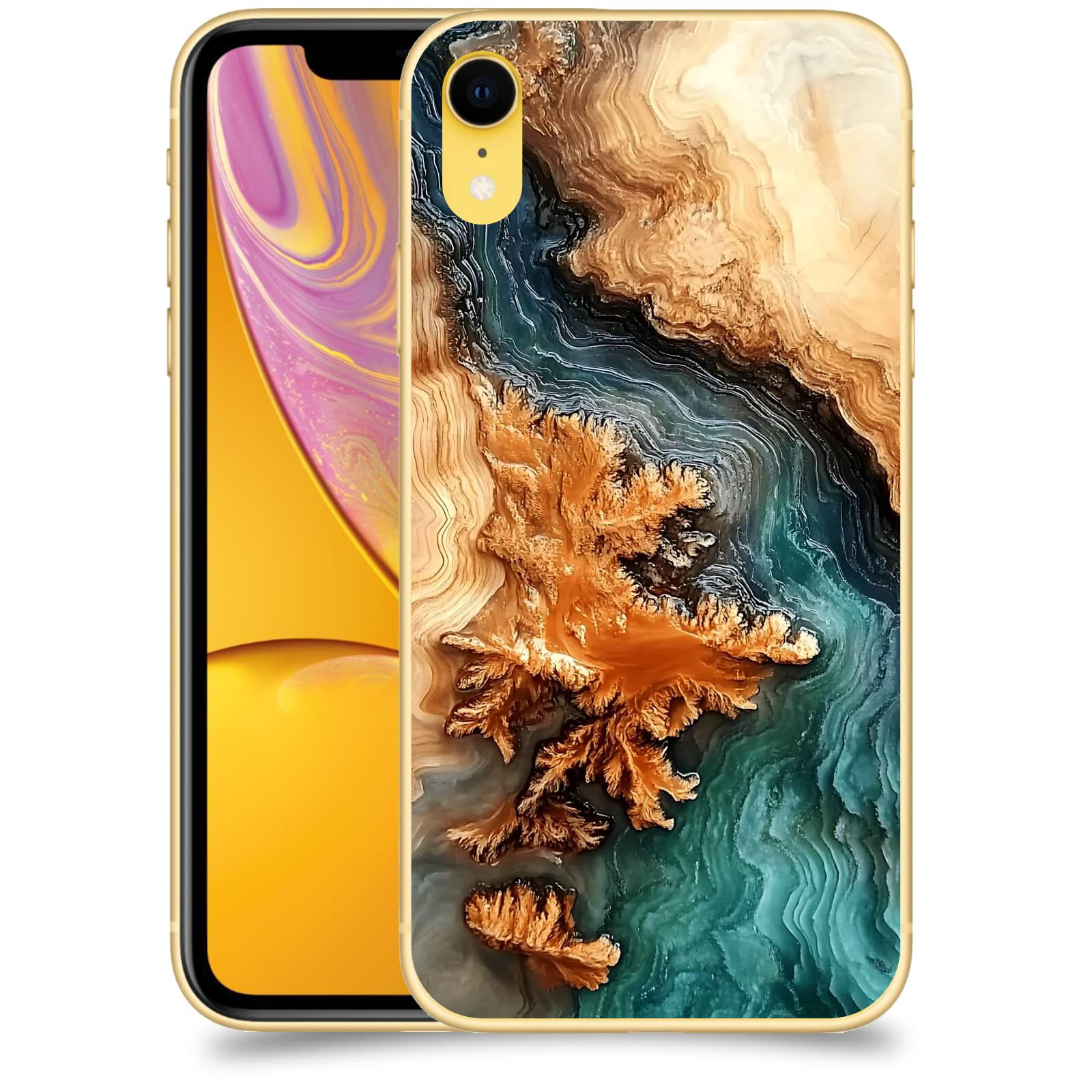 ACOVER Kryt na mobil Apple iPhone XR - Minerální tok