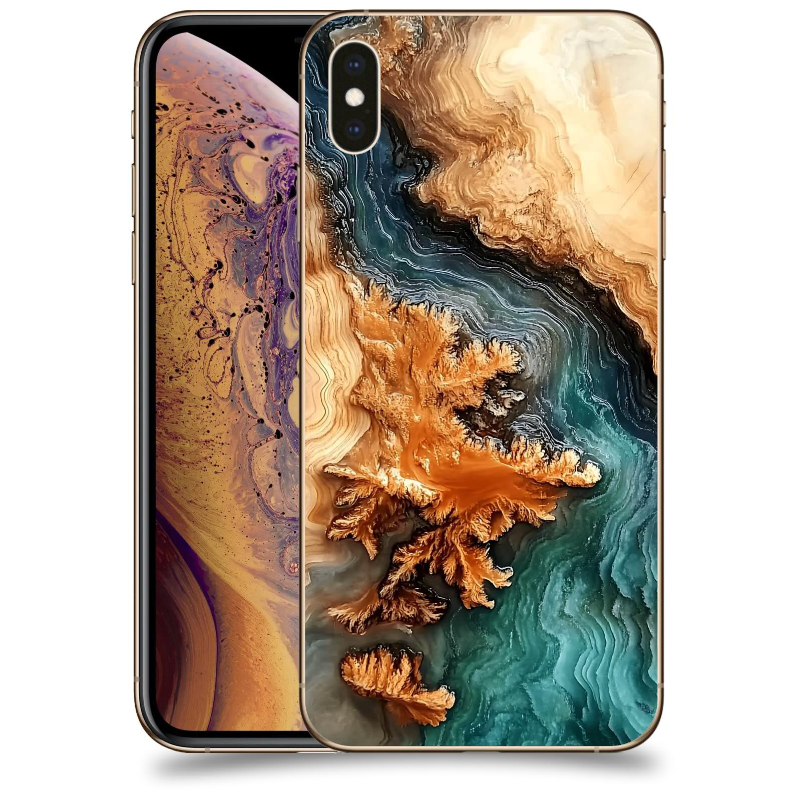 ACOVER Kryt na mobil Apple iPhone XS Max - Minerální tok