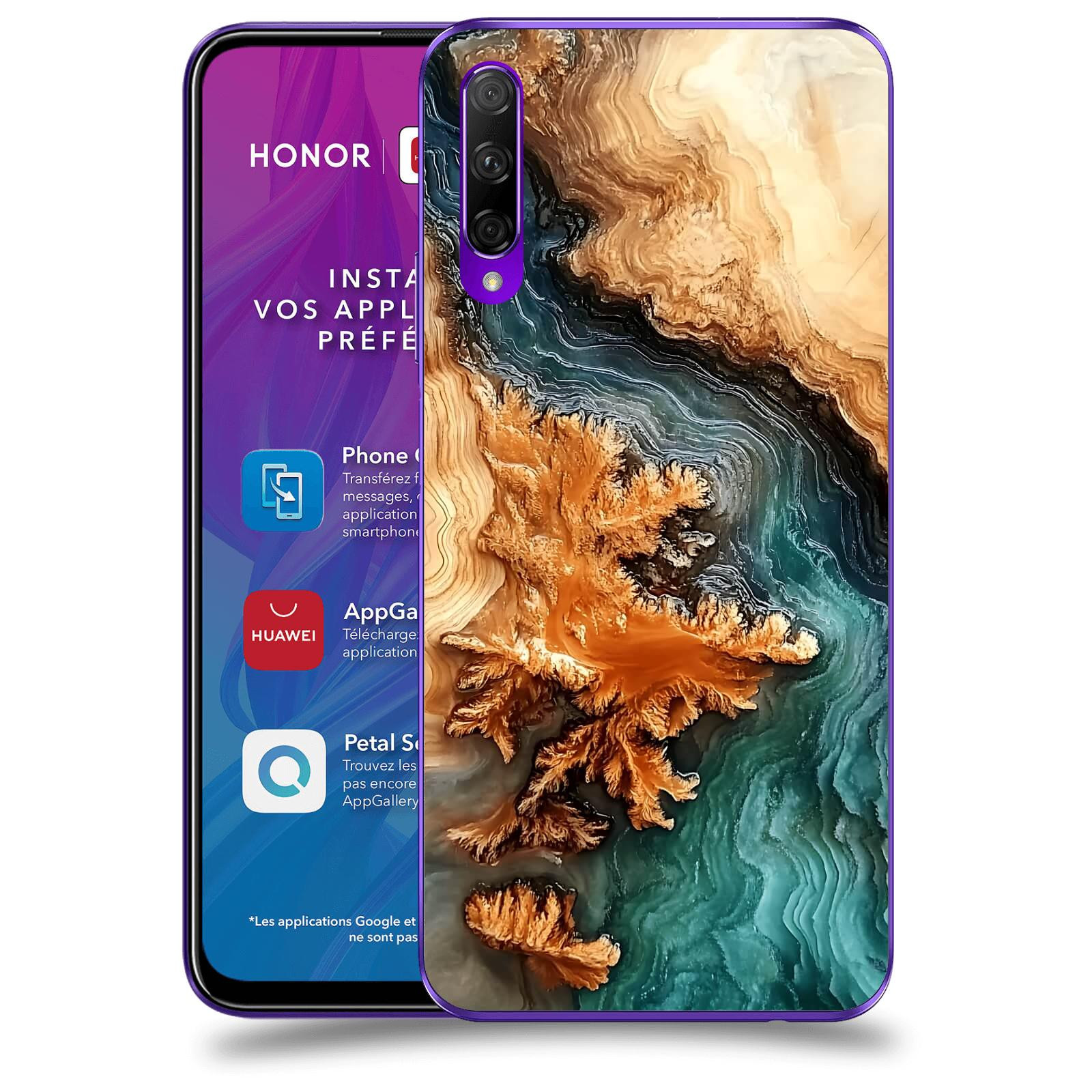 ACOVER Kryt na mobil Honor 9X Pro - Minerální tok