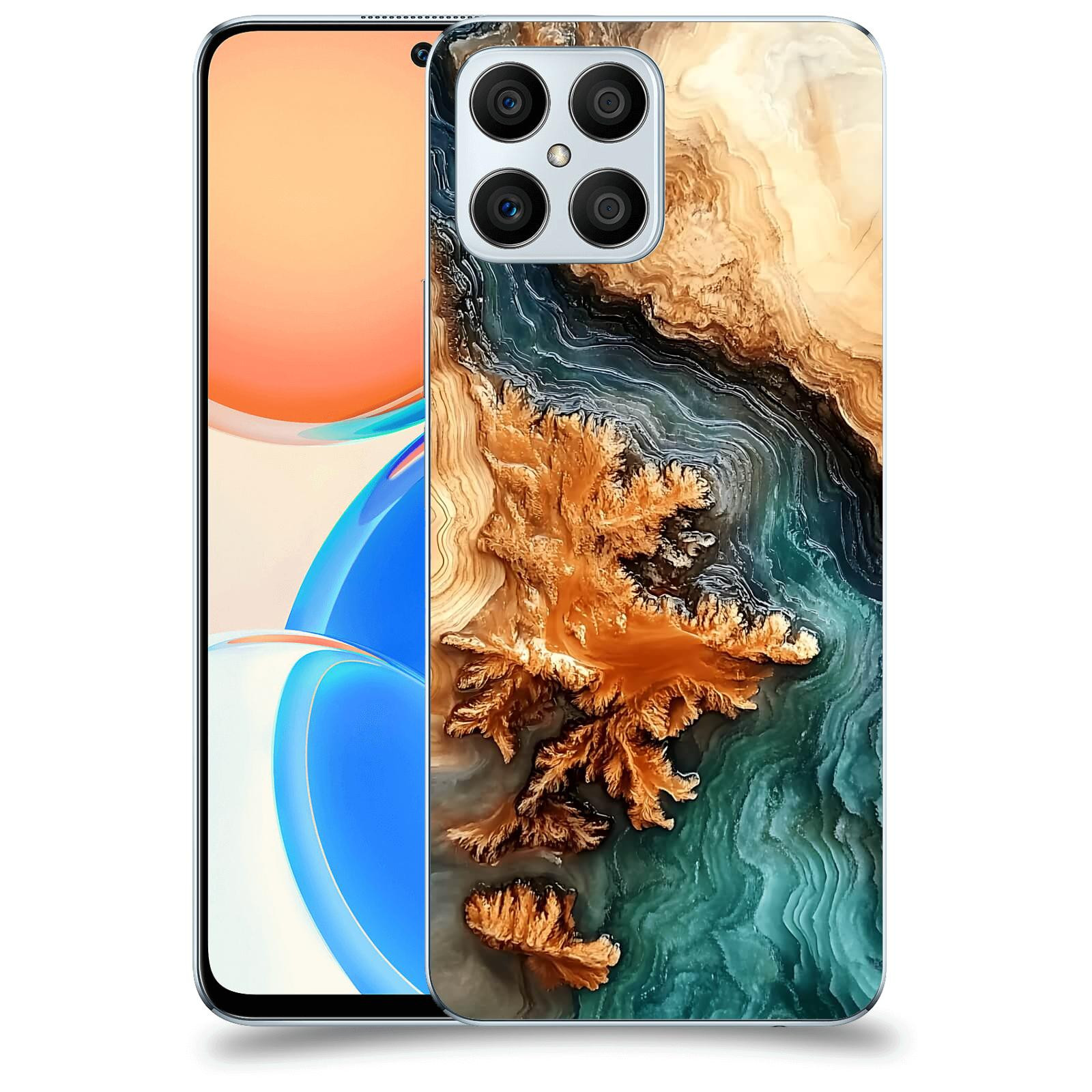 ACOVER Kryt na mobil Honor X8 5G - Minerální tok