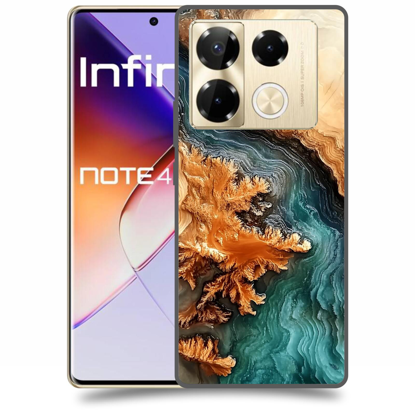 ACOVER Kryt na mobil Infinix Note 40 PRO - Minerální tok