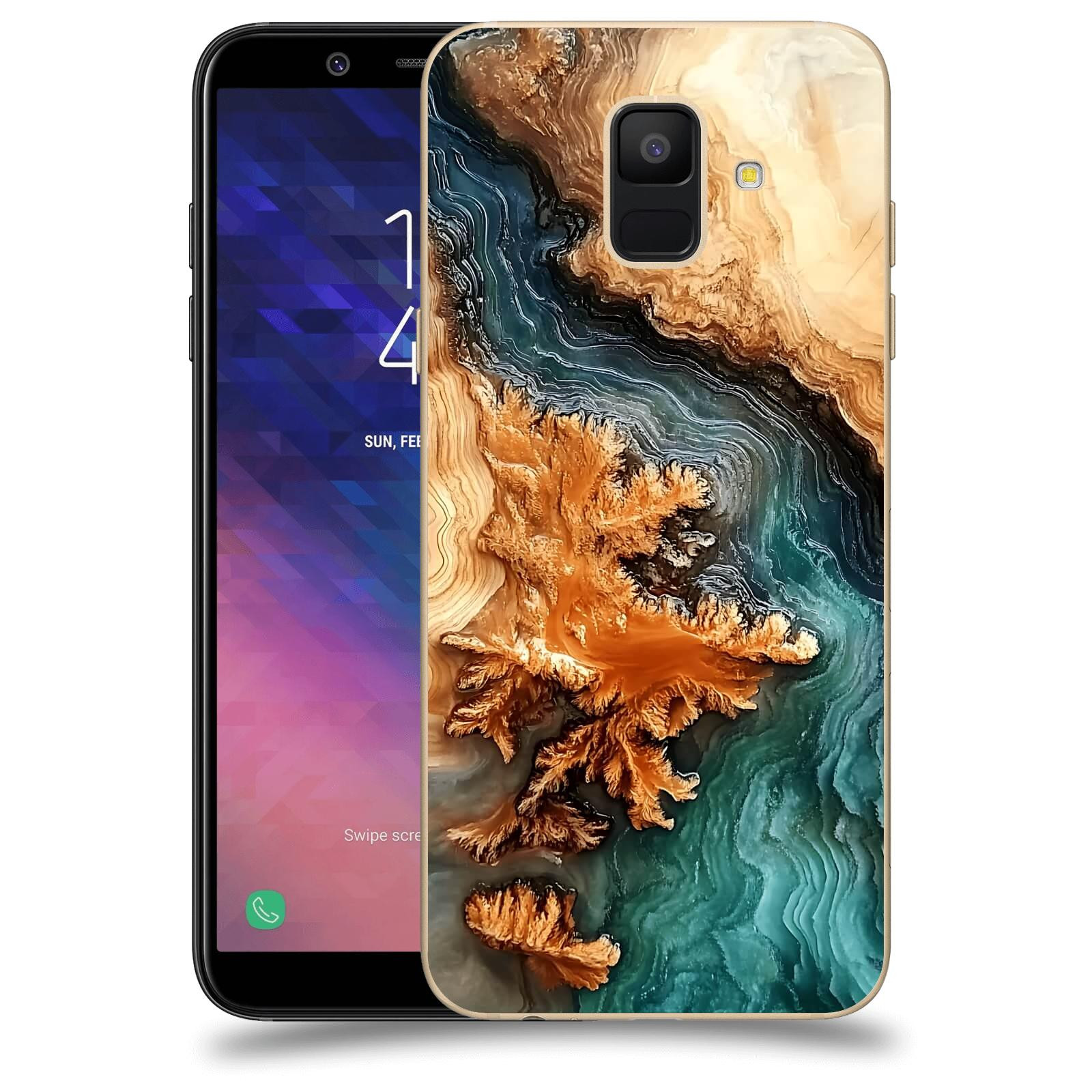 ACOVER Kryt na mobil Samsung Galaxy A6 A600F - Minerální tok
