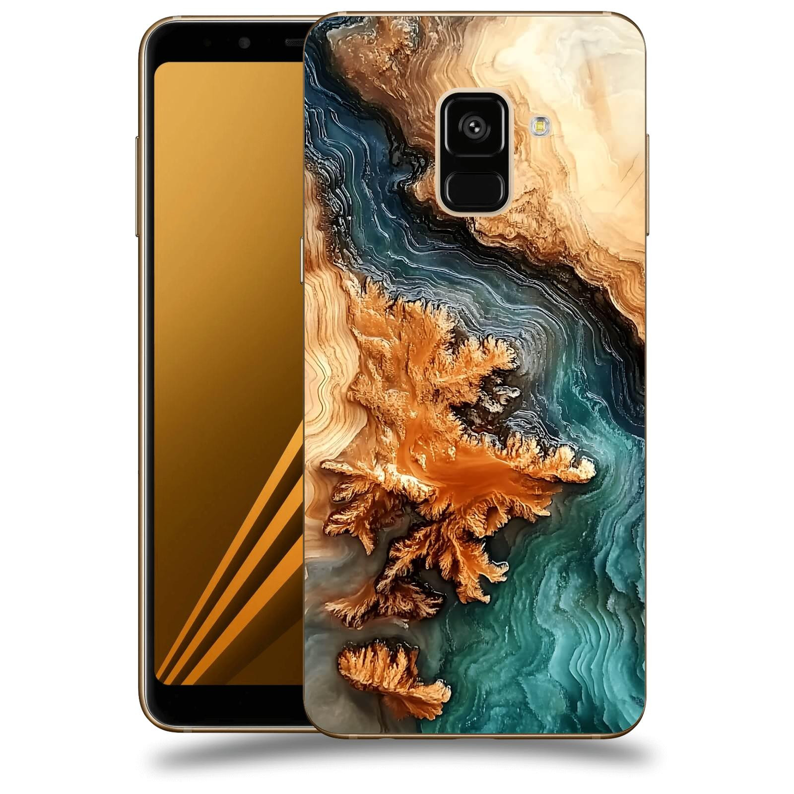 ACOVER Kryt na mobil Samsung Galaxy A8 2018 A530F - Minerální tok