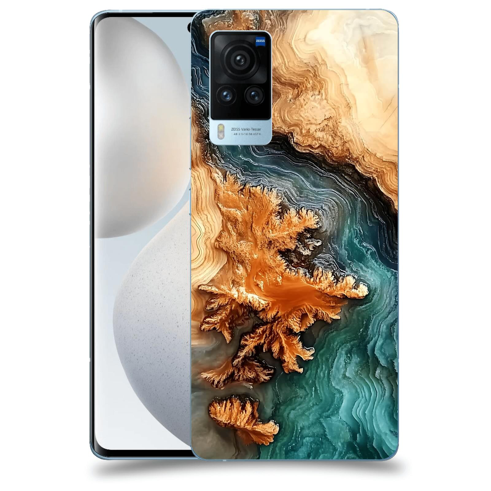 ACOVER Kryt na mobil Vivo X60 Pro 5G - Minerální tok