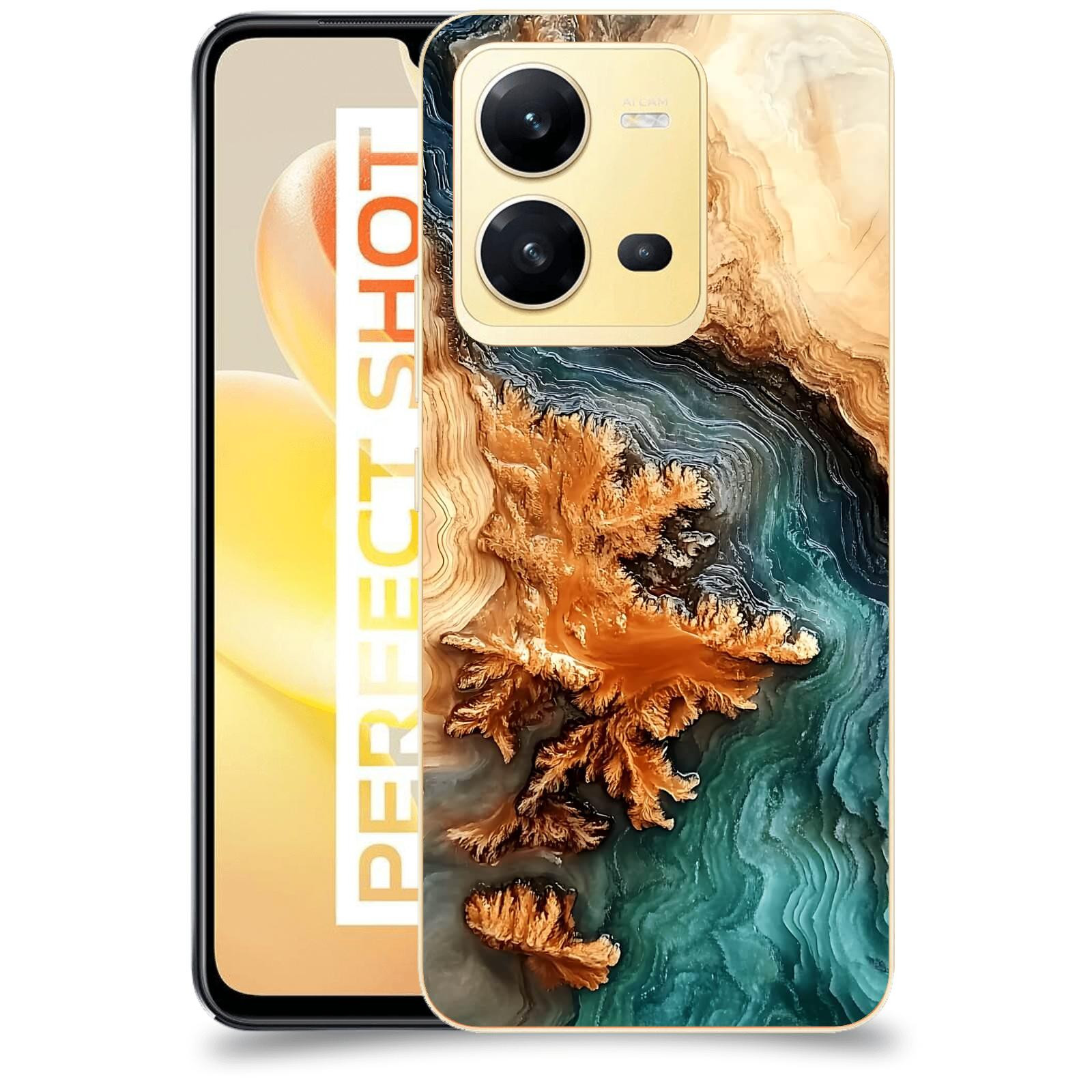 ACOVER Kryt na mobil Vivo X80 Lite - Minerální tok