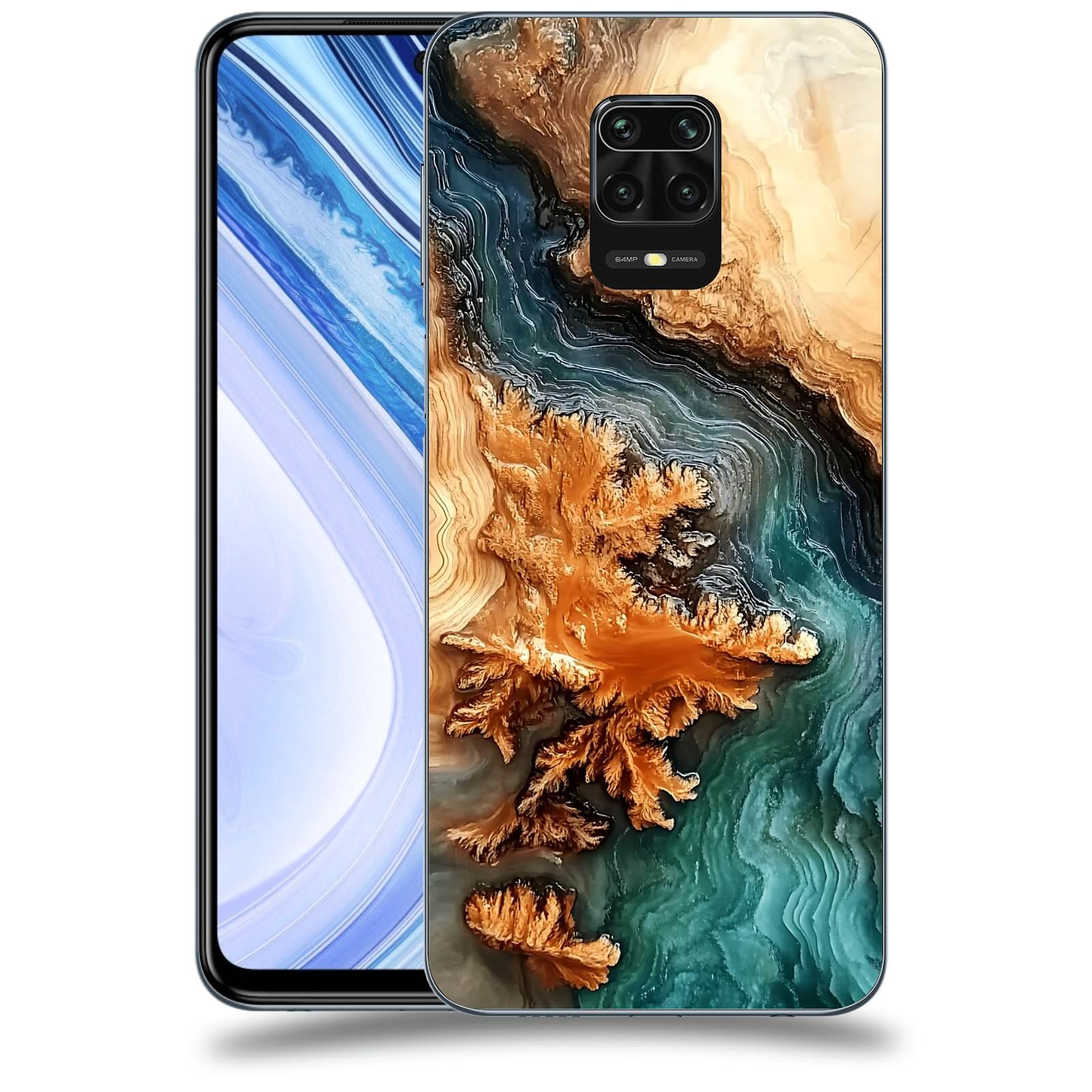 ACOVER Kryt na mobil Xiaomi Redmi Note 9 Pro - Minerální tok