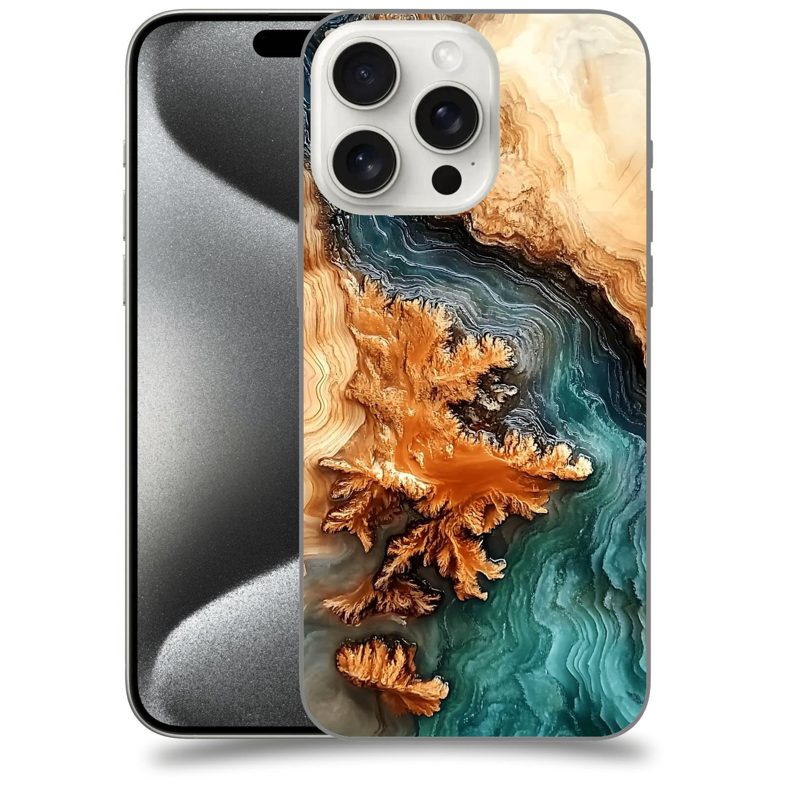 ACOVER Kryt na mobil Apple iPhone 15 pro max - Minerální tok