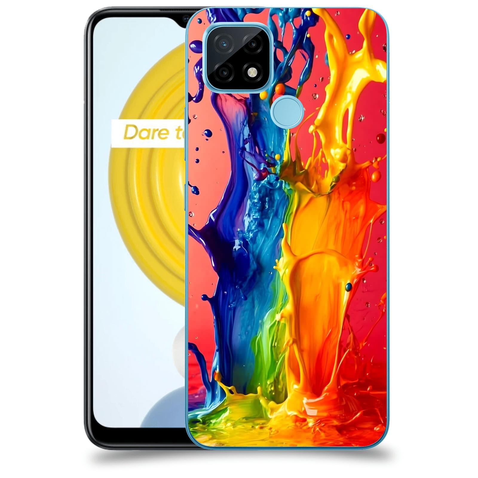ACOVER Kryt na mobil Realme C21 - Energie a Srážka