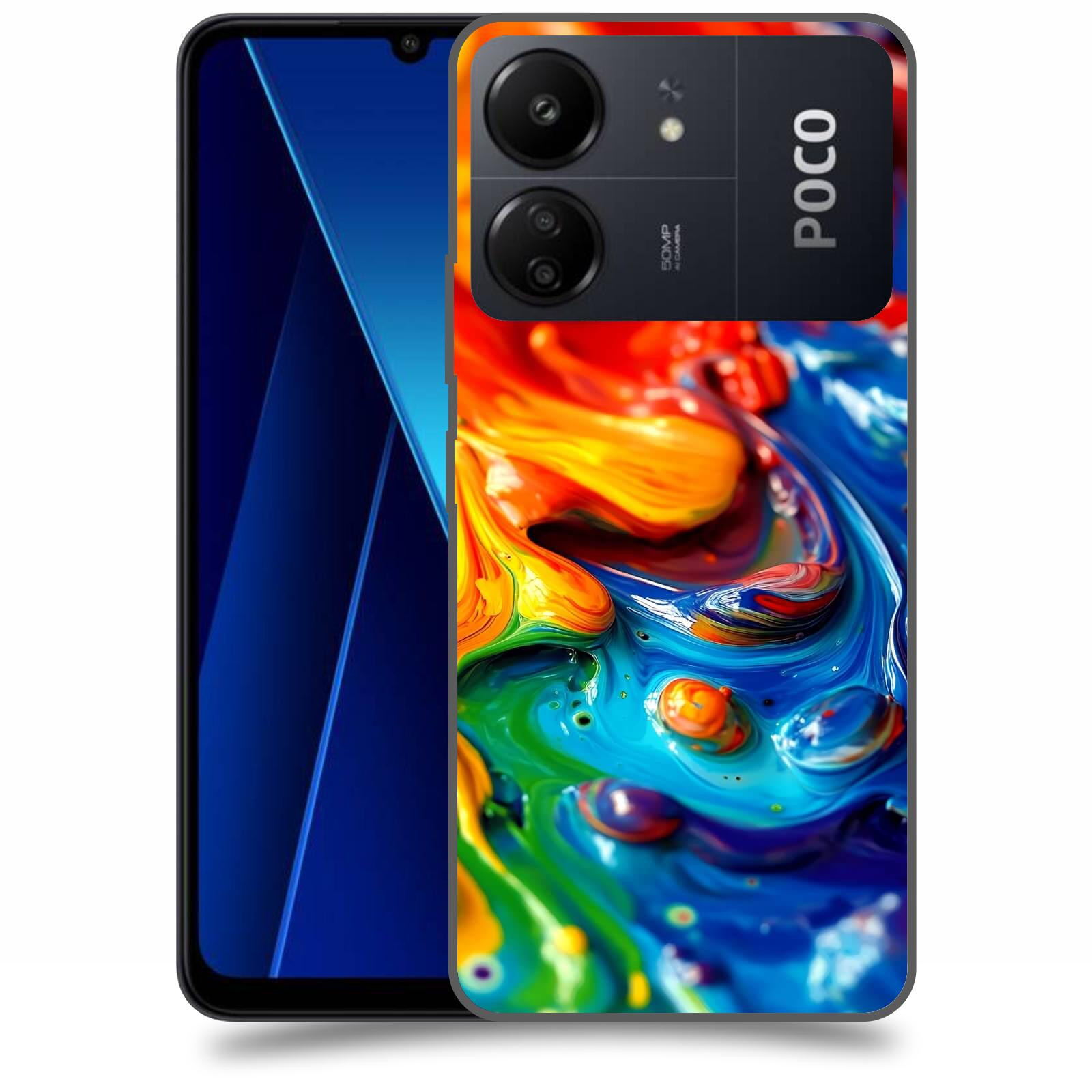 ACOVER Kryt na mobil Poco C65 - Exploze a Energie