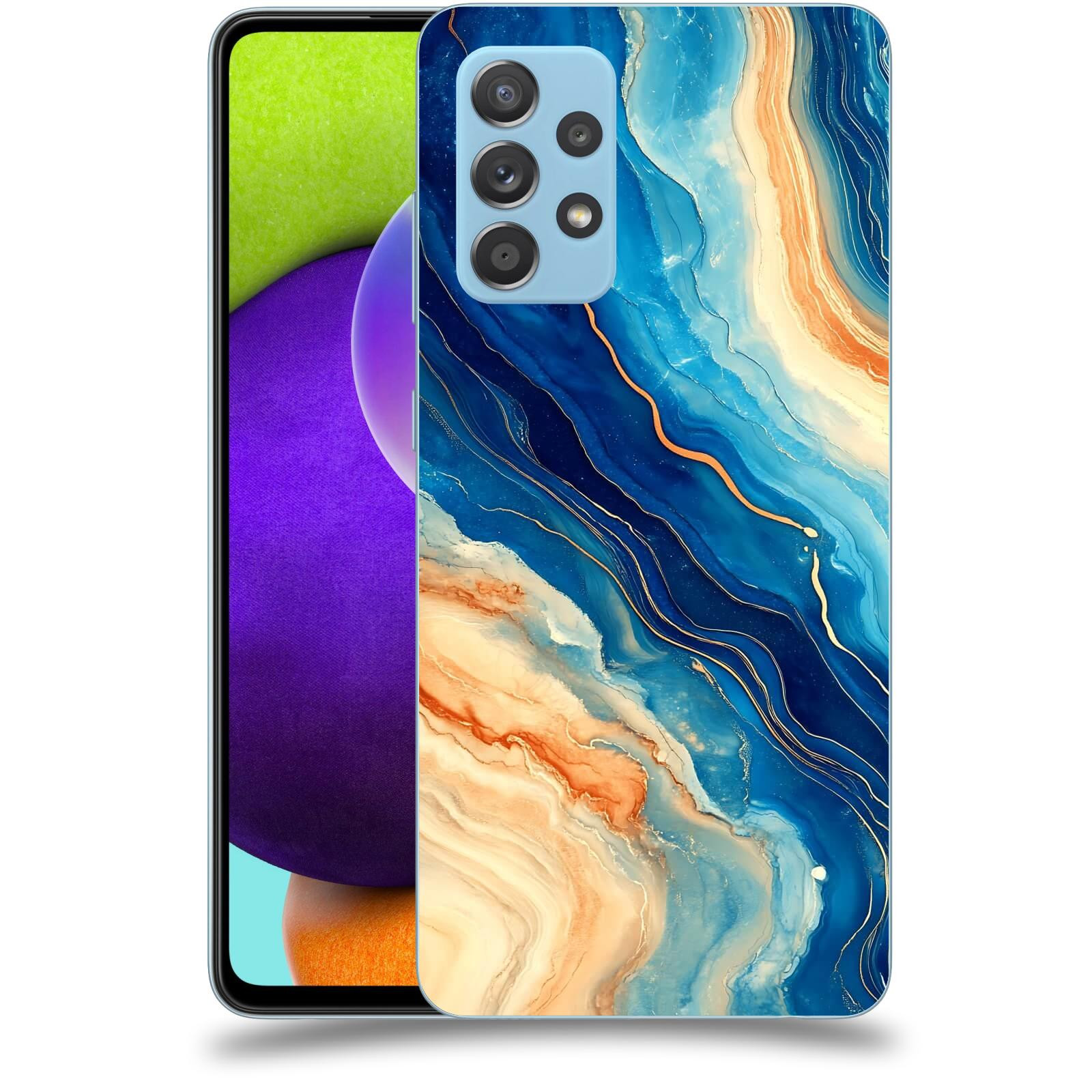 ACOVER Kryt na mobil Samsung Galaxy A52 A525F - Kosmos a Proudění