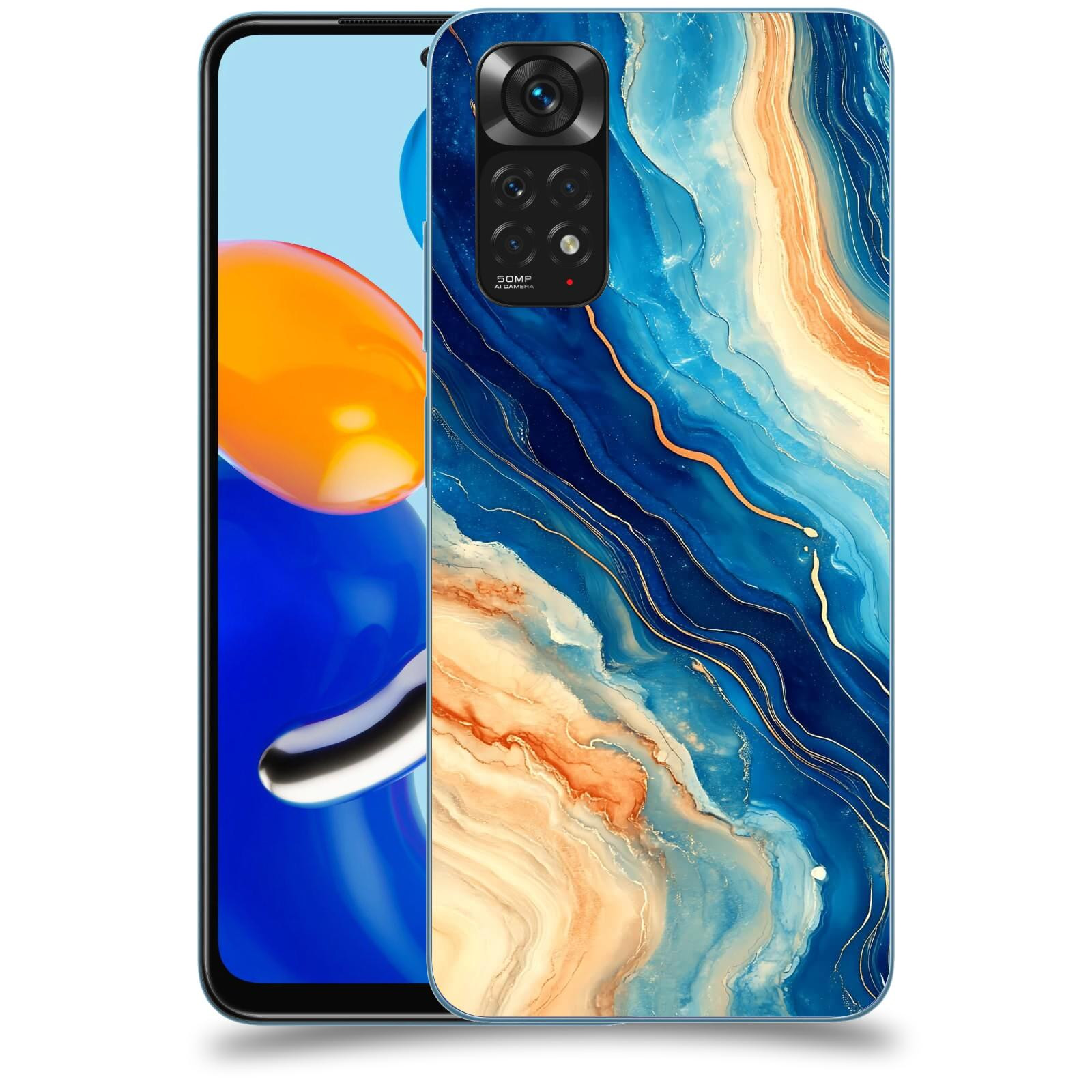 ACOVER Kryt na mobil Xiaomi Redmi Note 11 - Kosmos a Proudění